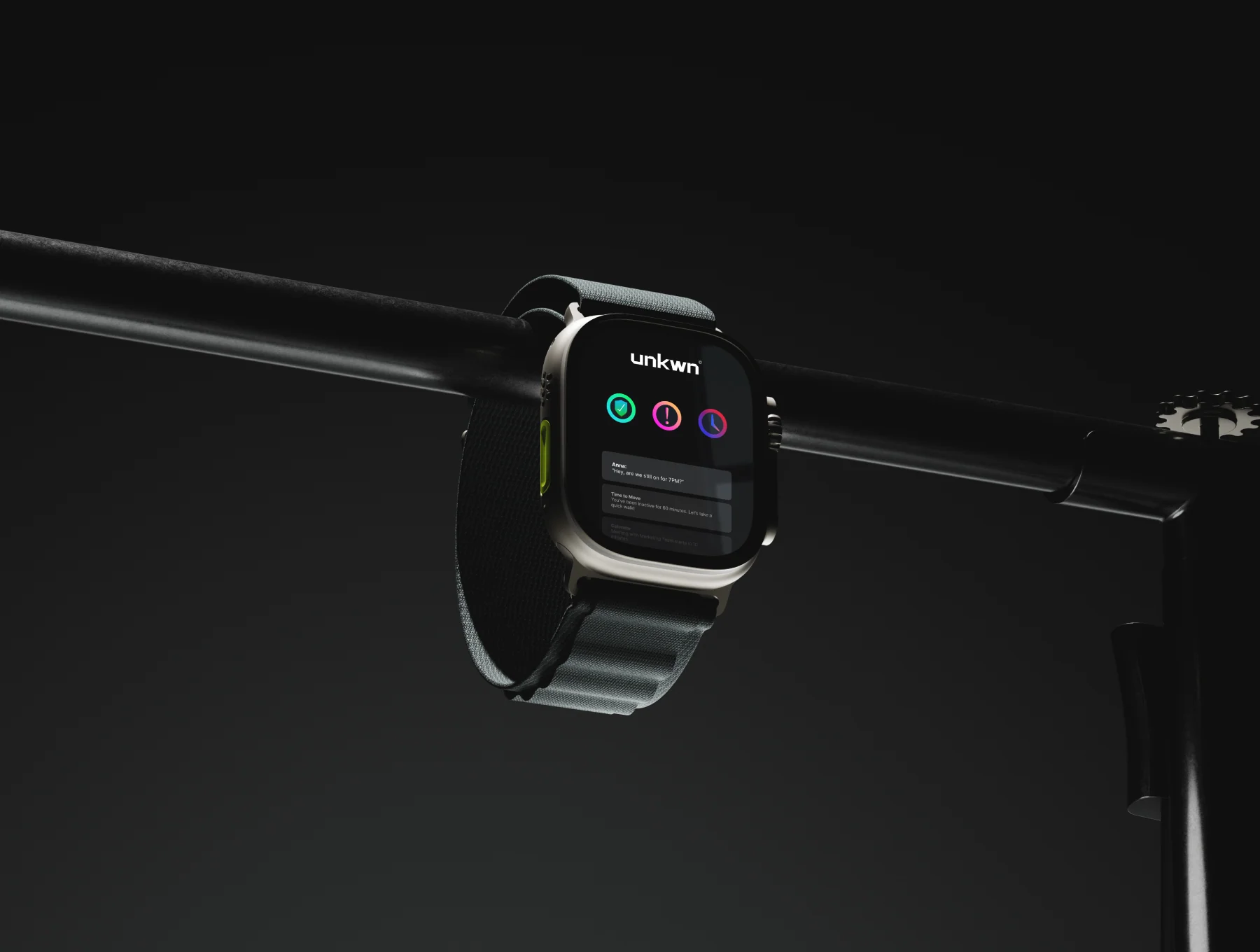 Premium Apple Watch Ultra Mockup 1 3