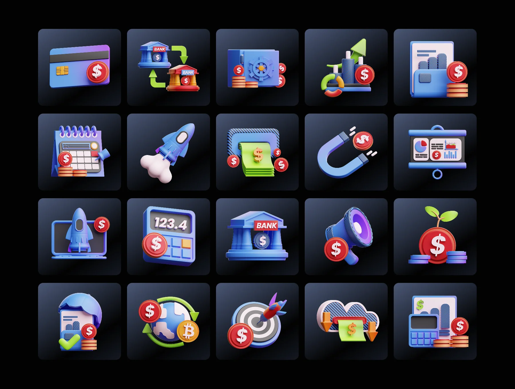 Premium Business 3D Illustration 4