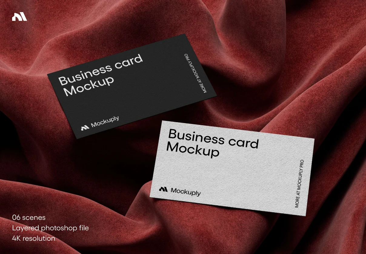 Premium Business Card Mockuply Pro 002