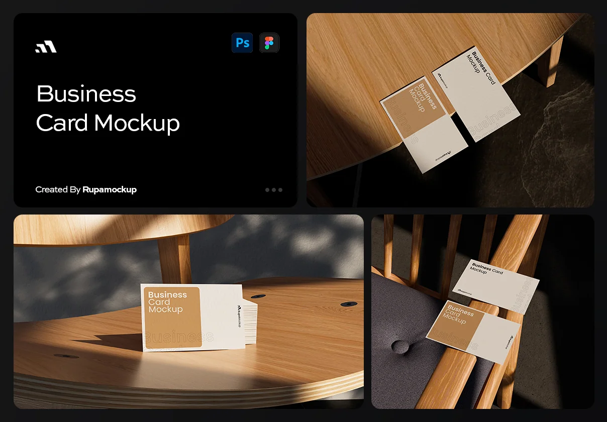 Premium Business Card Mockup