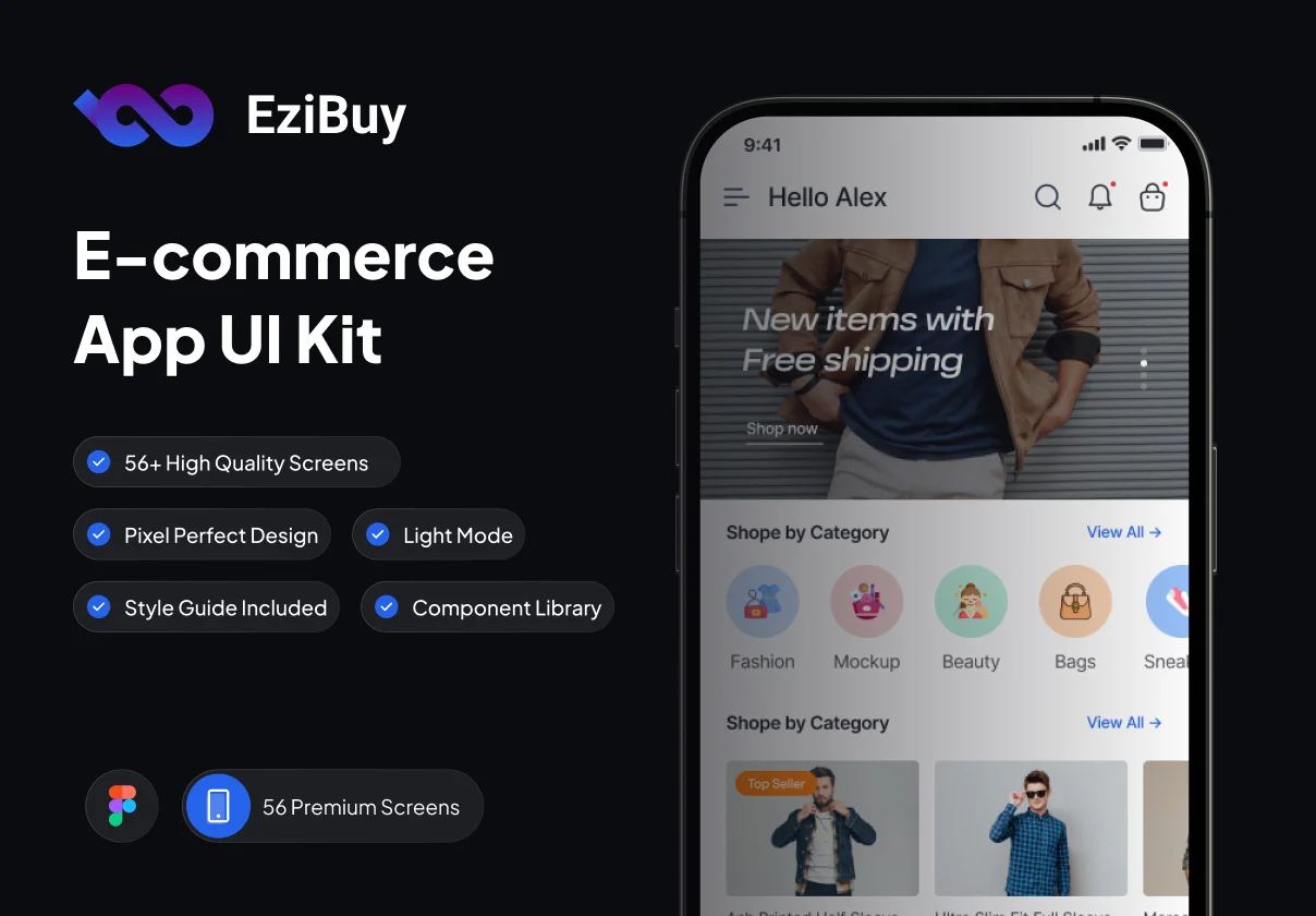 Premium E-commerce App UI Kit
