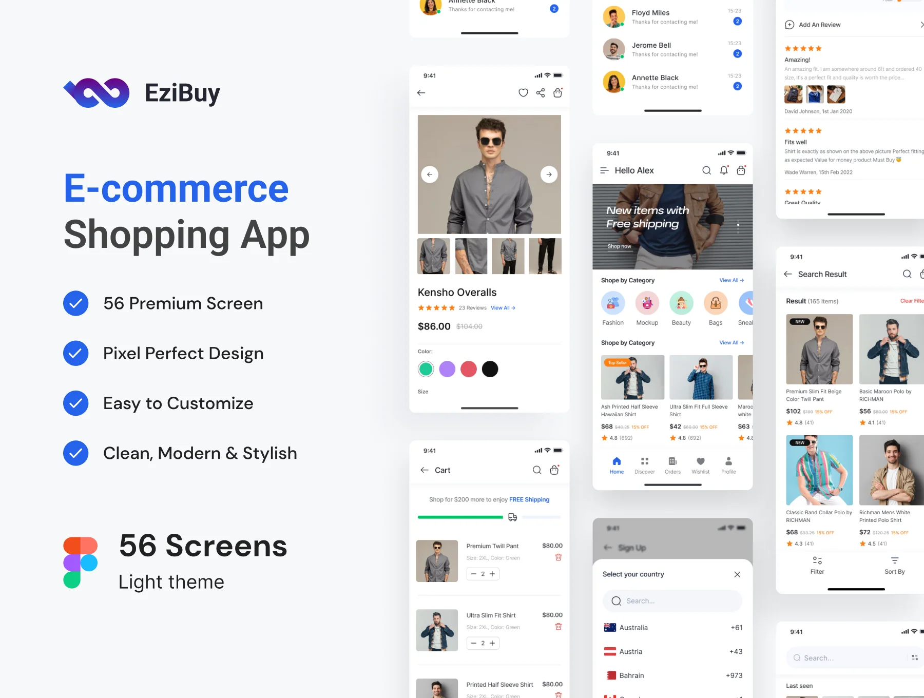 Premium E-commerce App UI Kit