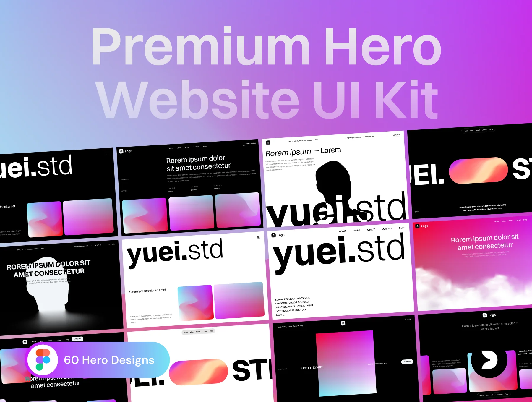 Premium Hero Section Kit – Web UI