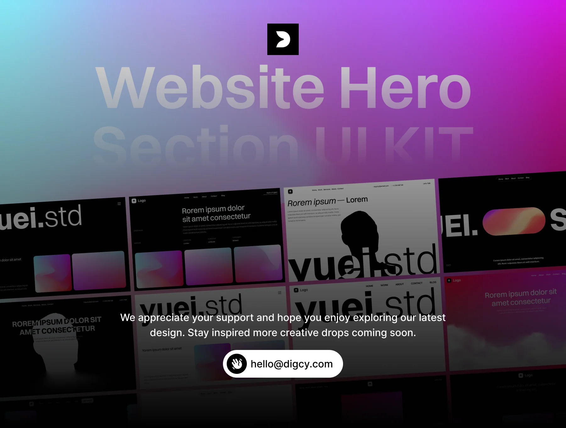 Premium Hero Section Kit – Web UI 6