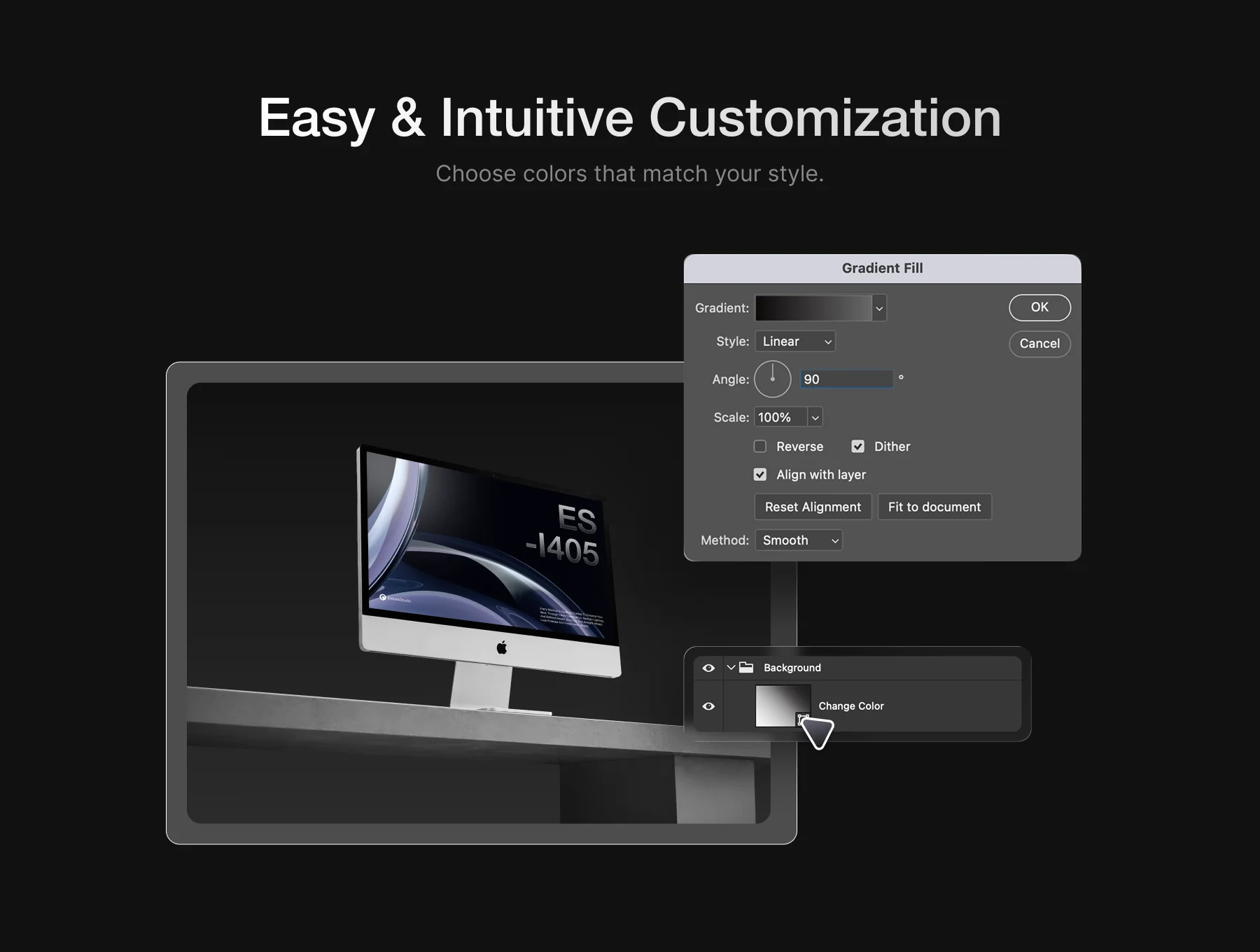 Premium iMac Mockup Kit 5