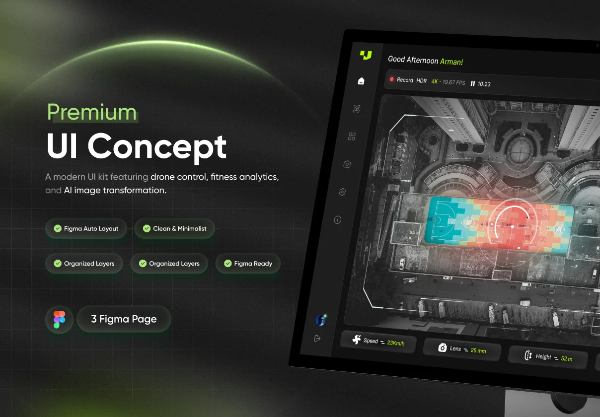 Premium UI Concept Kit