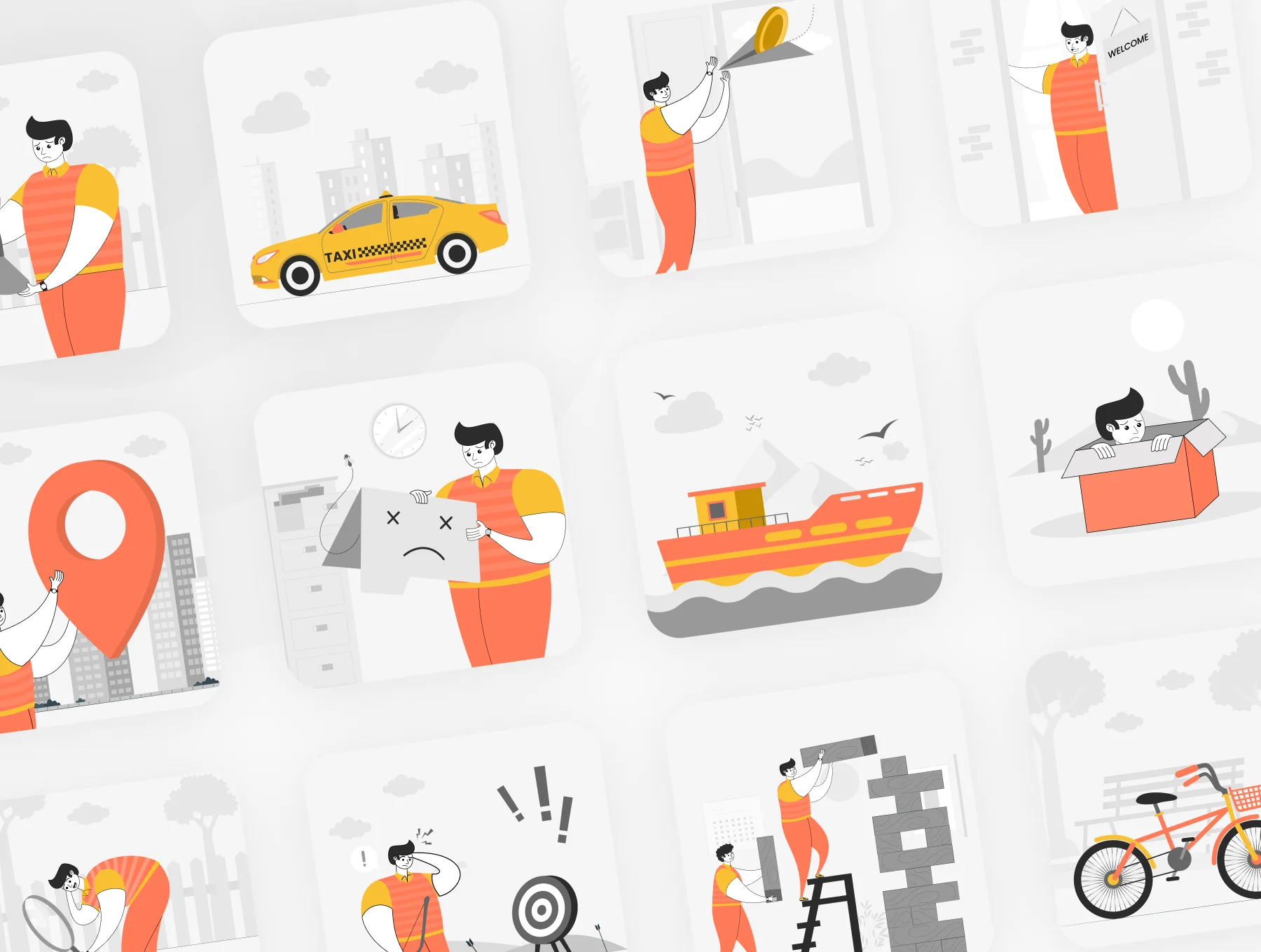 Premium UI Illustration Pack - Darno Guy 5