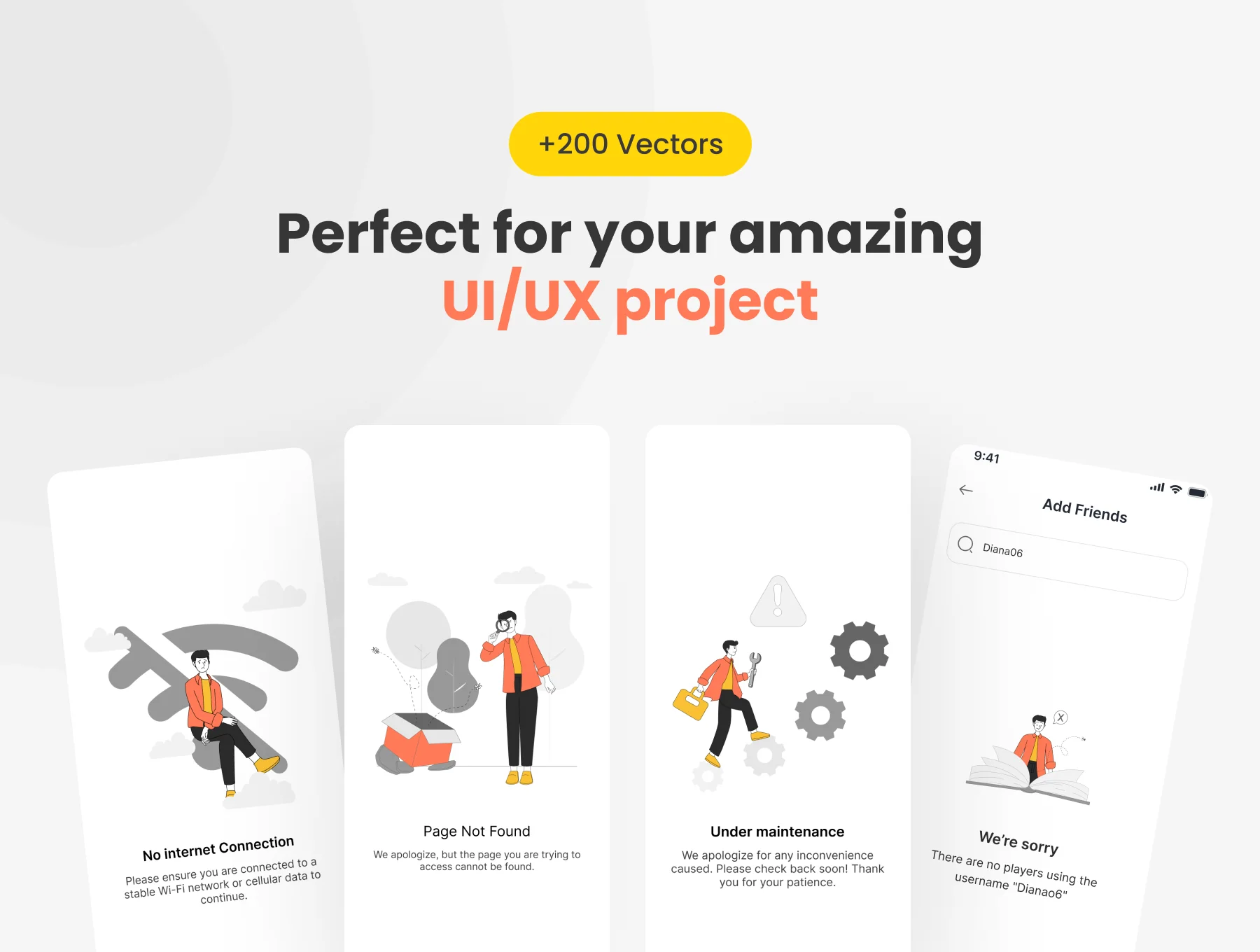 Premium UI Illustration Pack - Paspu Guy 2