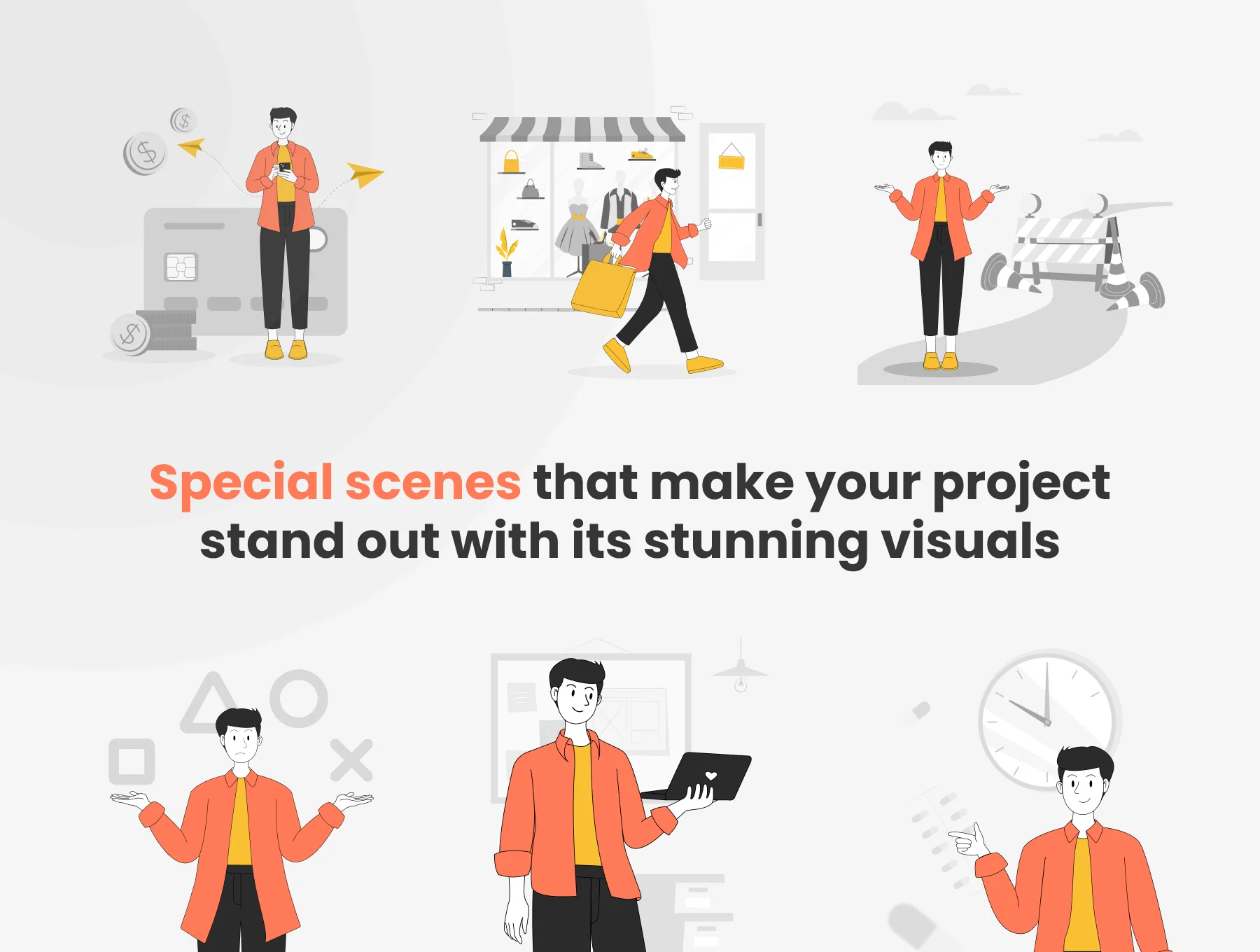 Premium UI Illustration Pack - Paspu Guy 3