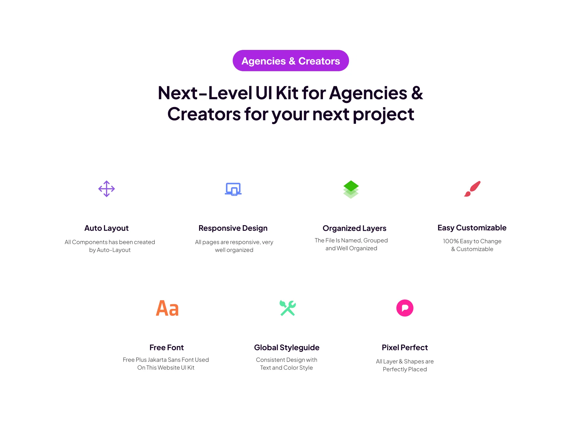 Premium UI Kit for Agencies & Creator - Pixora 5