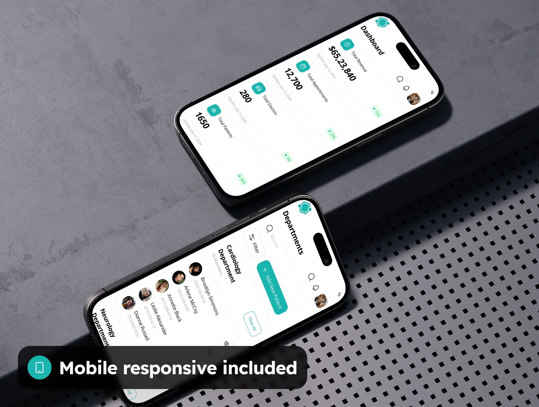 Preste - Medical Dashboard Admin UI Kit 7