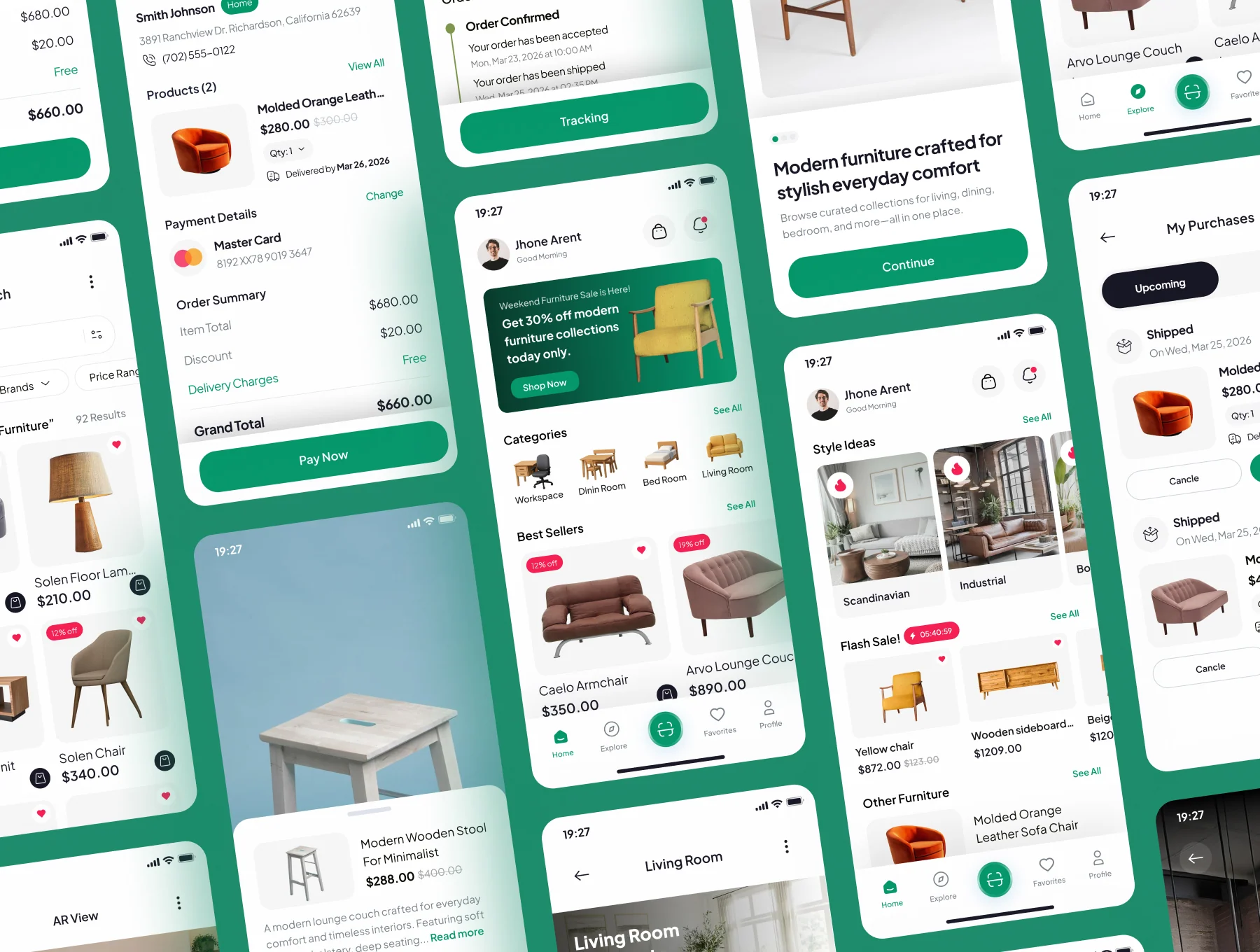 Prestige - Furniture Mobile App UI Kit 5
