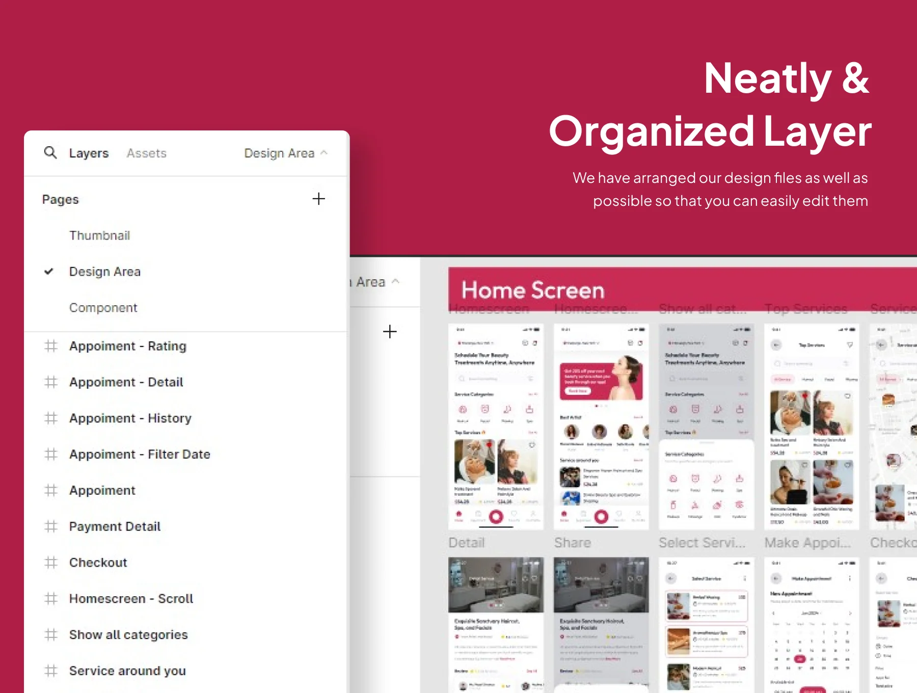 Prettyskin - Beauty Appointment App Ui Kits 4
