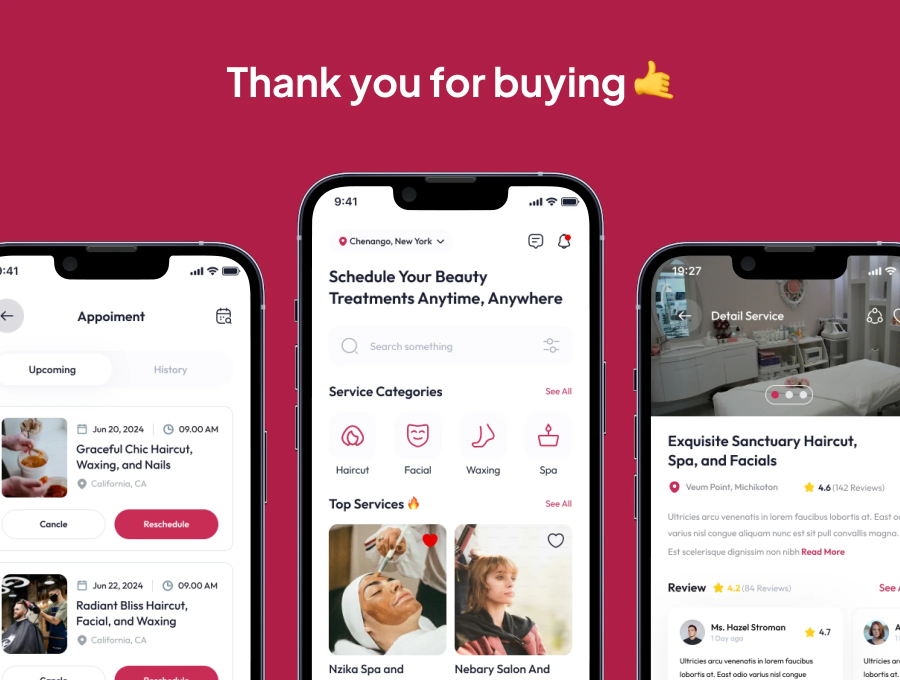 Prettyskin - Beauty Appointment App Ui Kits 6