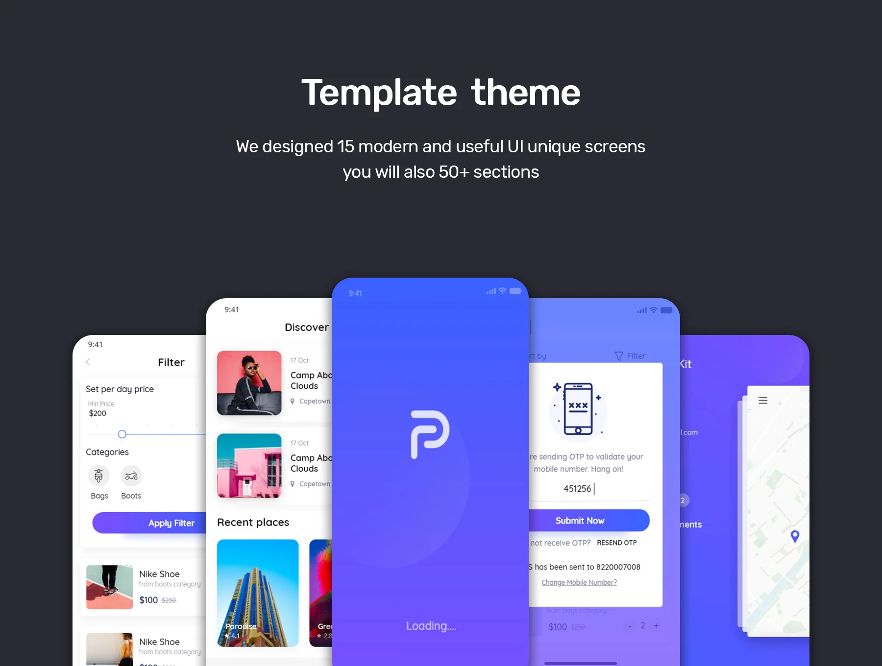 Pride E-Commerce App Mobile UI Kit 4