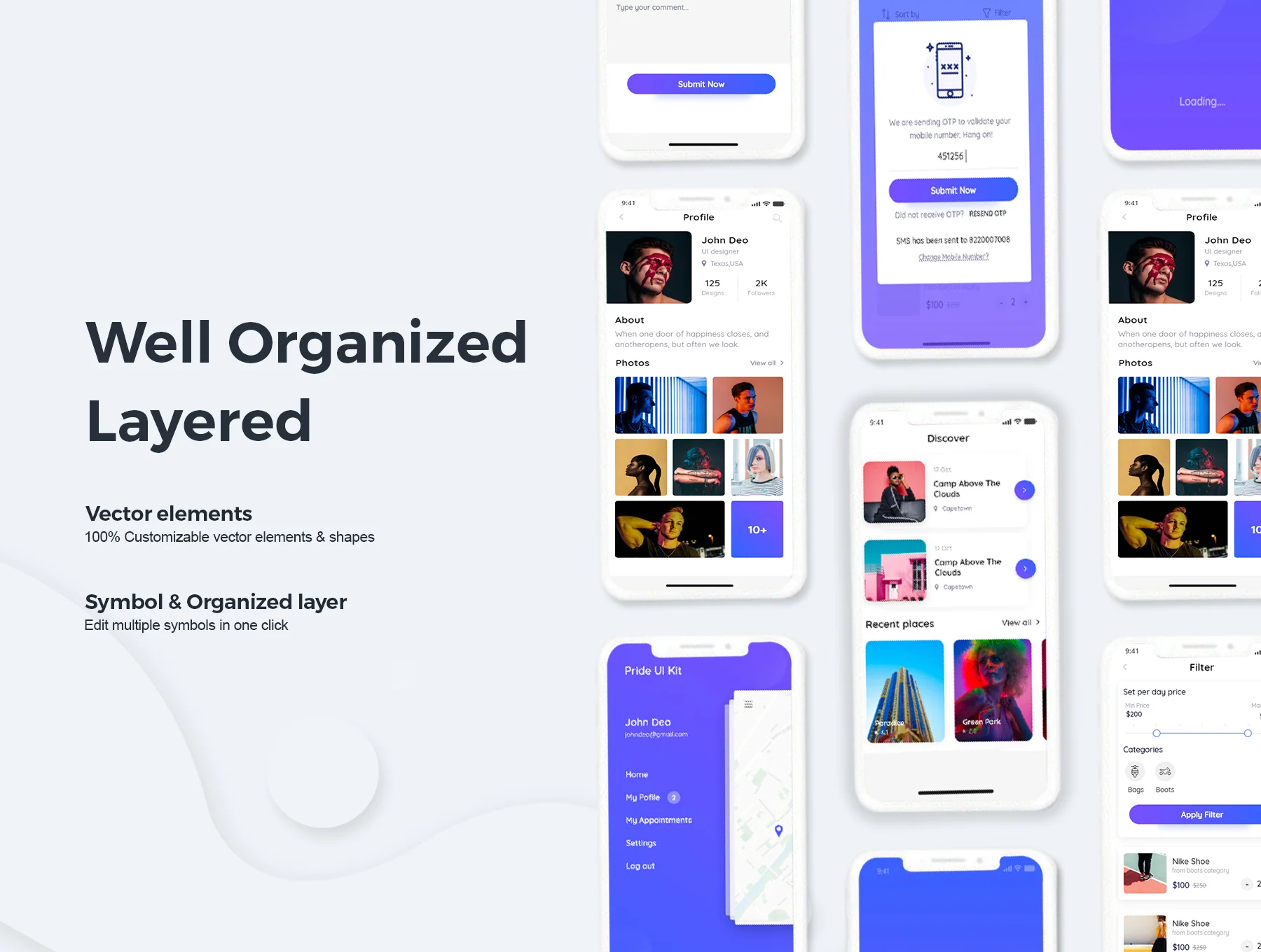 Pride E-Commerce App Mobile UI Kit 7