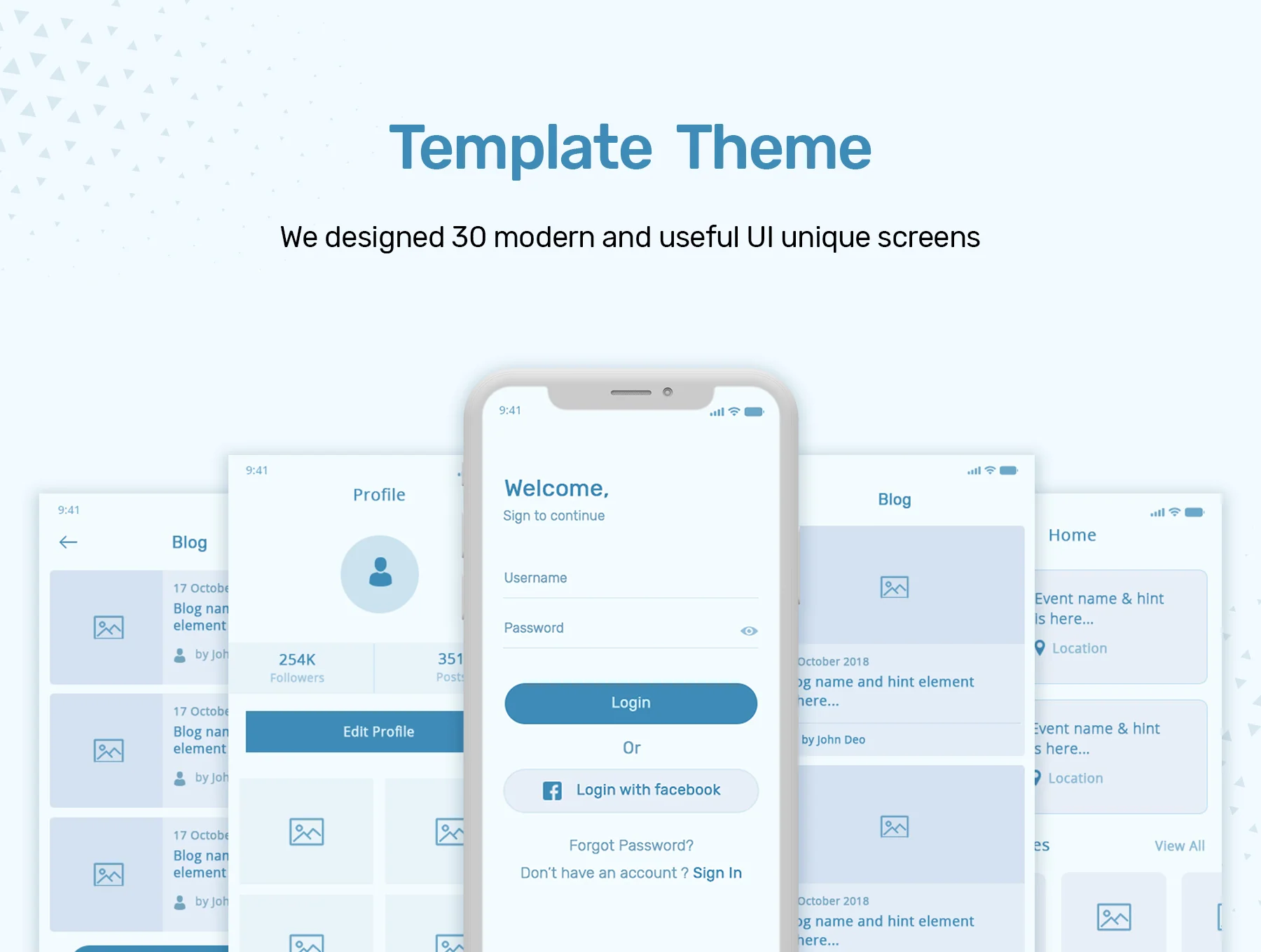 Pride Mobile Wireframe Kit 3