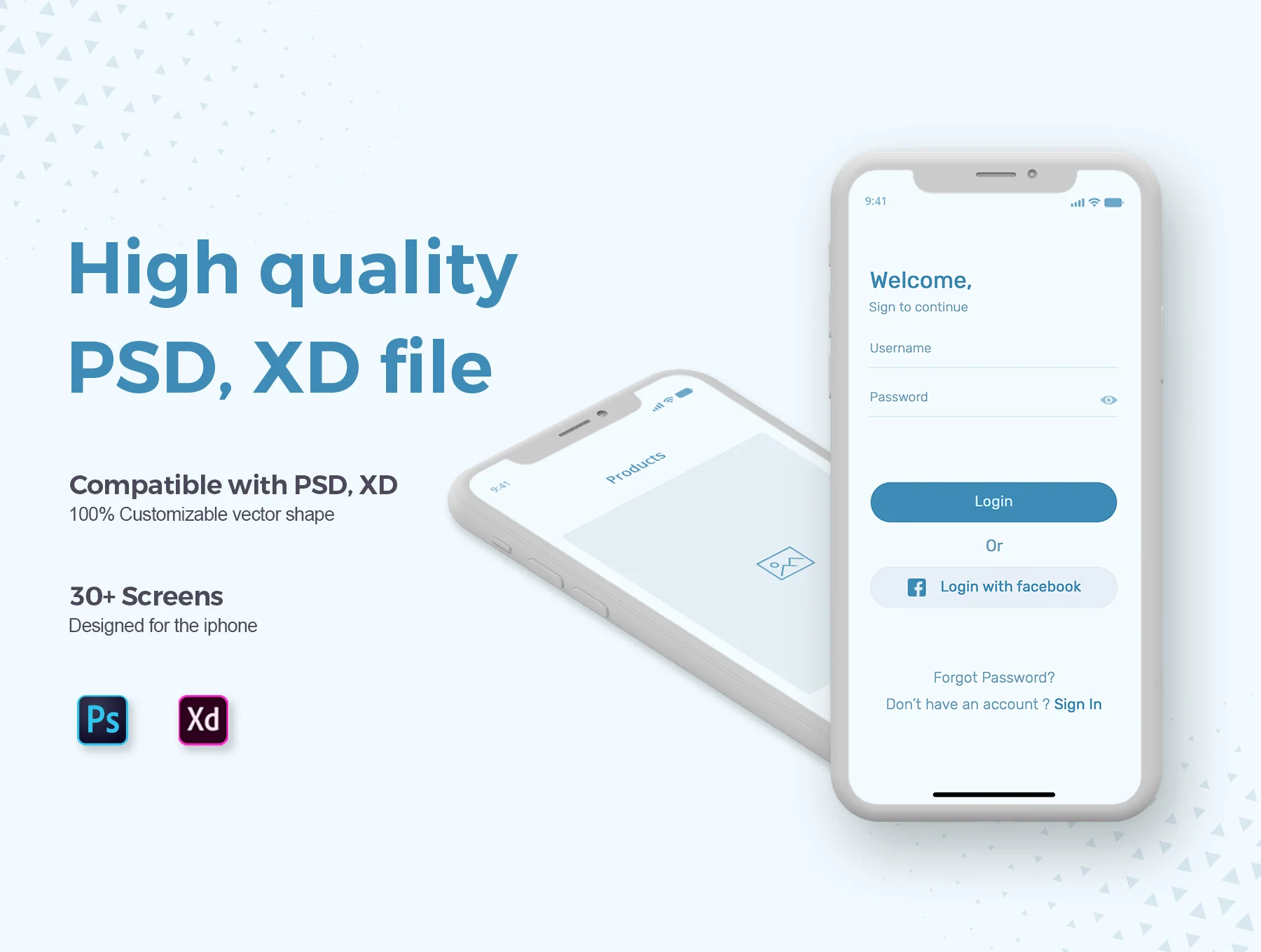 Pride Mobile Wireframe Kit 5
