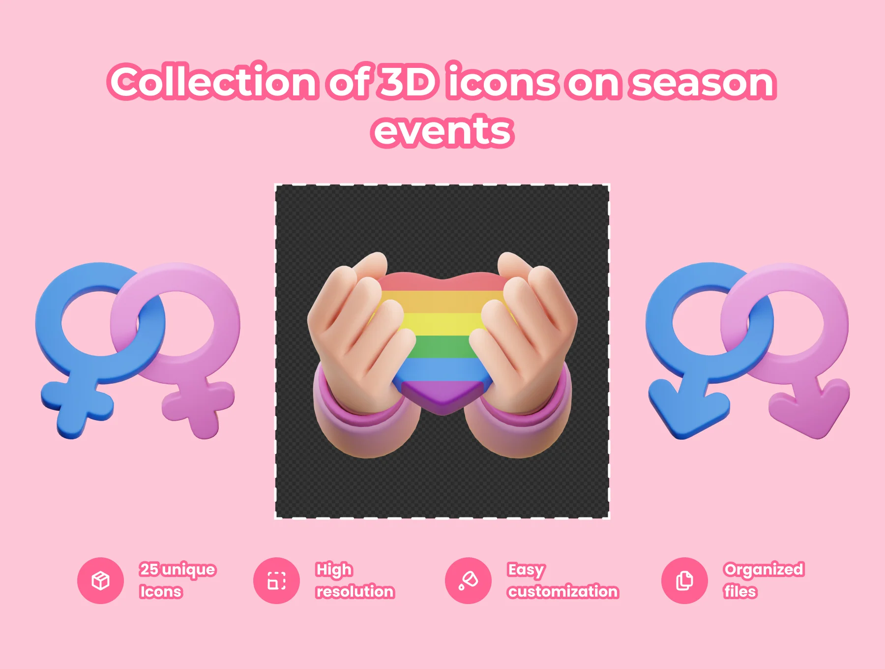 Pride Month 3D Illustration Pack 2