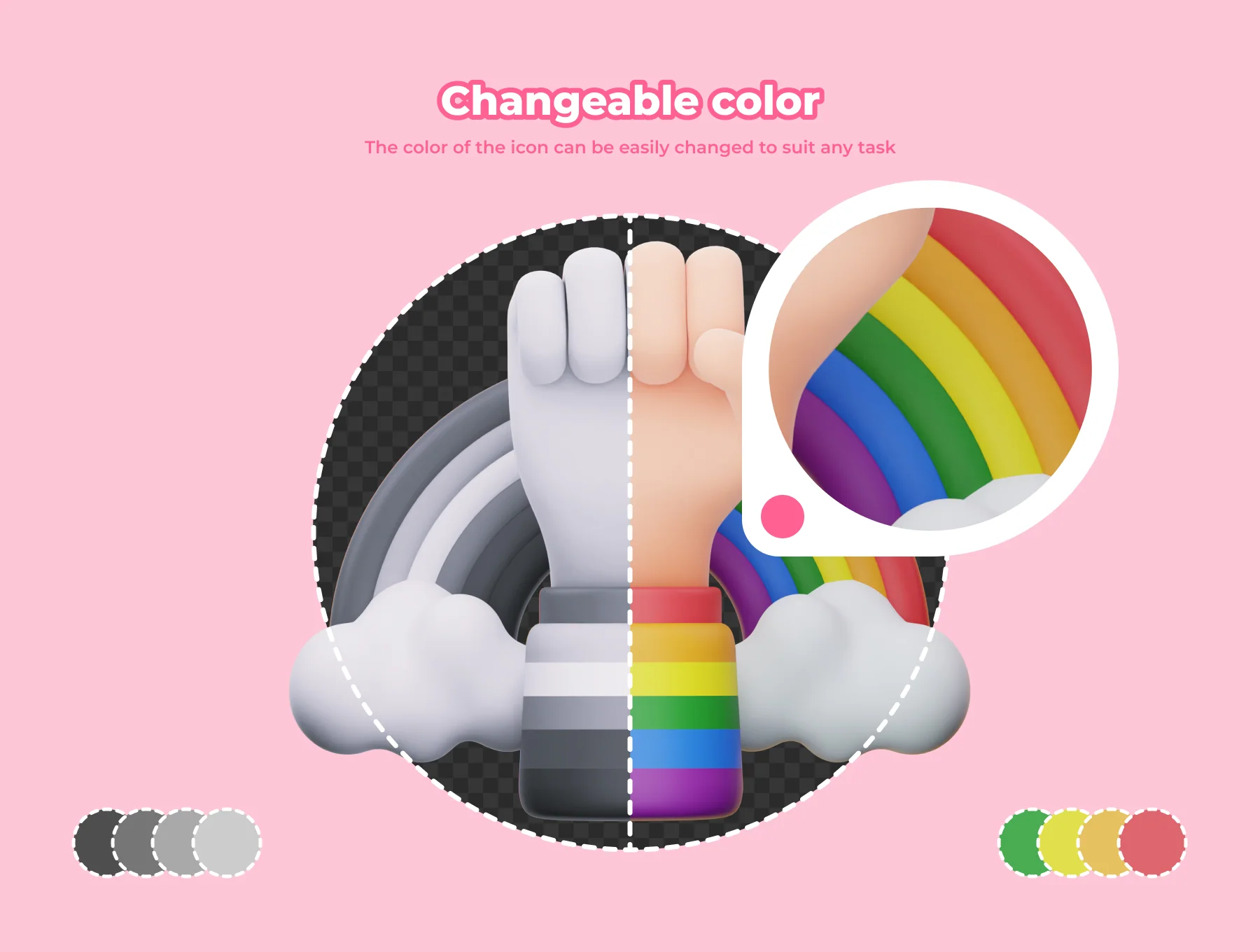 Pride Month 3D Illustration Pack 5