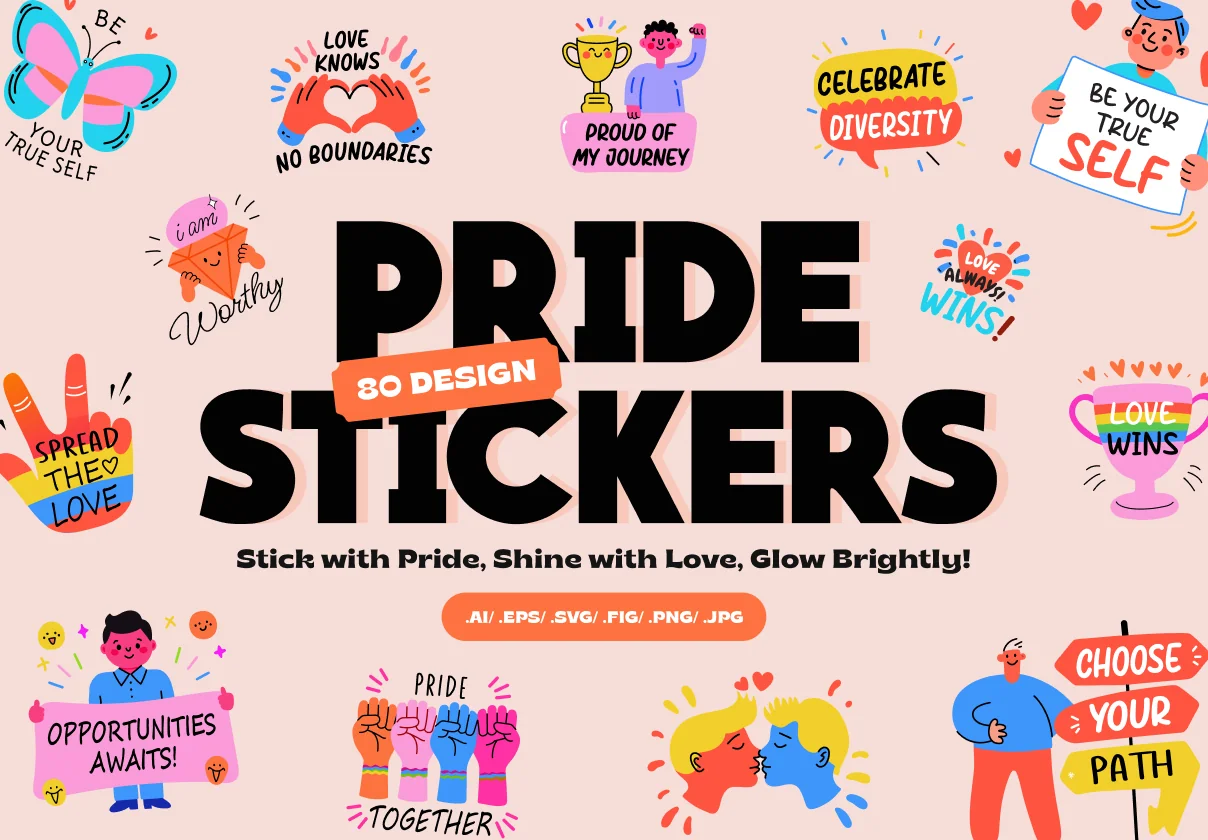 Pride Stickers Collection