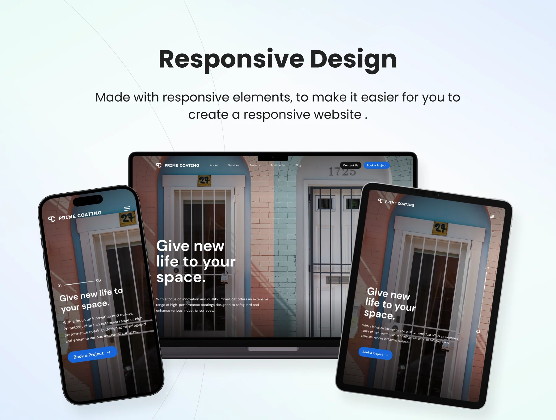 Prime Coating - Construction Landing Page 8