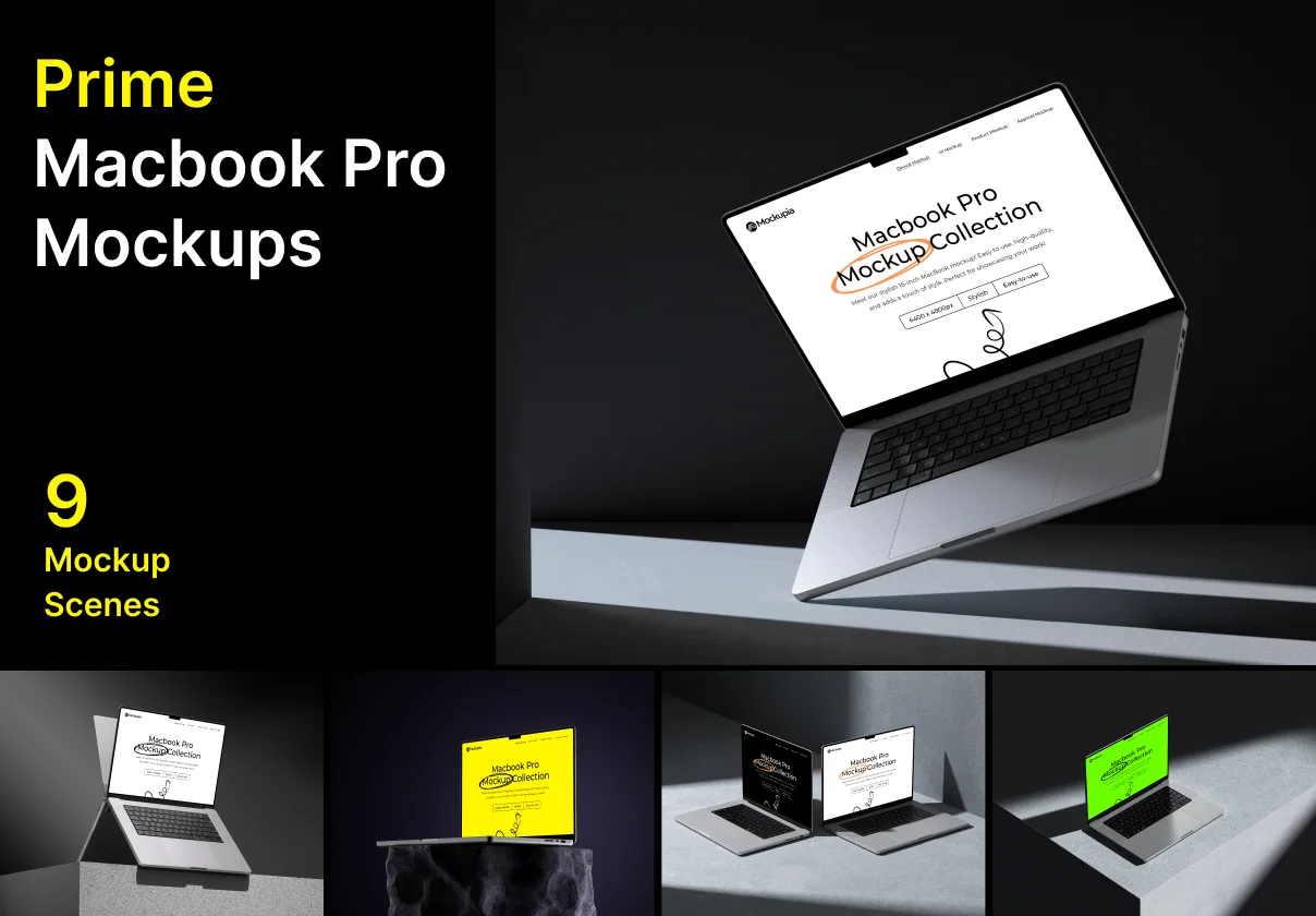 Prime Macbook Pro Mockup