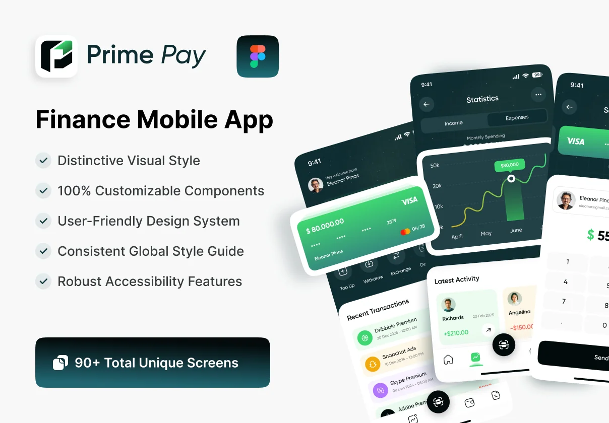 Prime Pay - Finance Mobile App