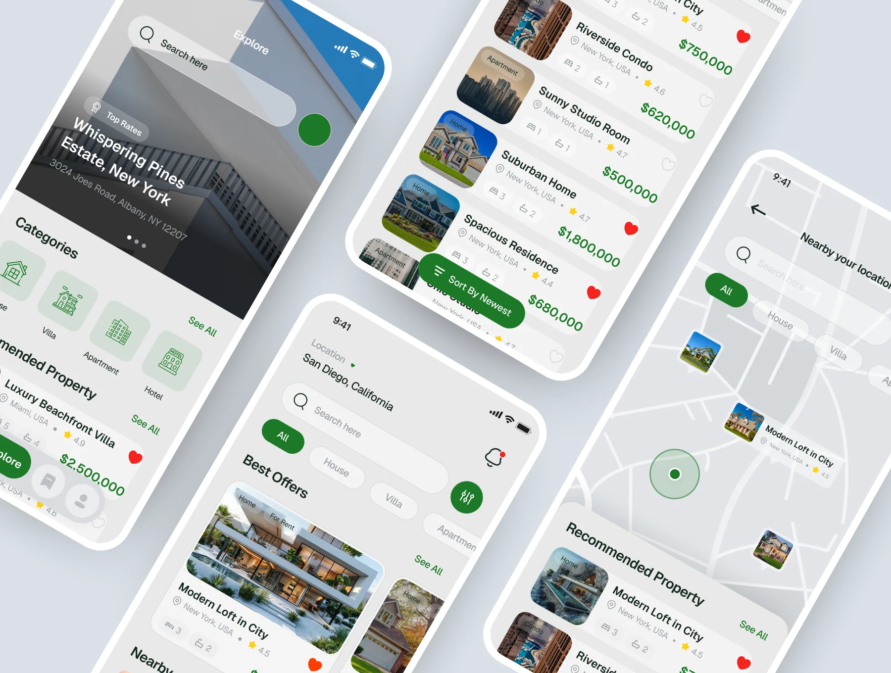 PrimeEstate - Real Estate App UI Kit 3