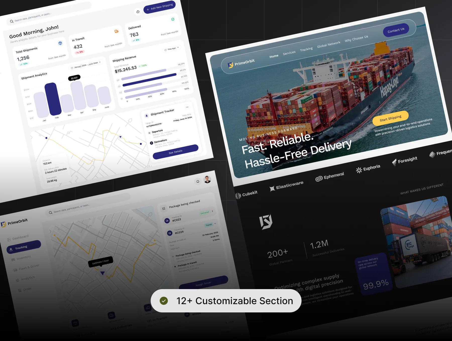 PrimeOrbit - Logistics & Supply Chain UI Kit 5