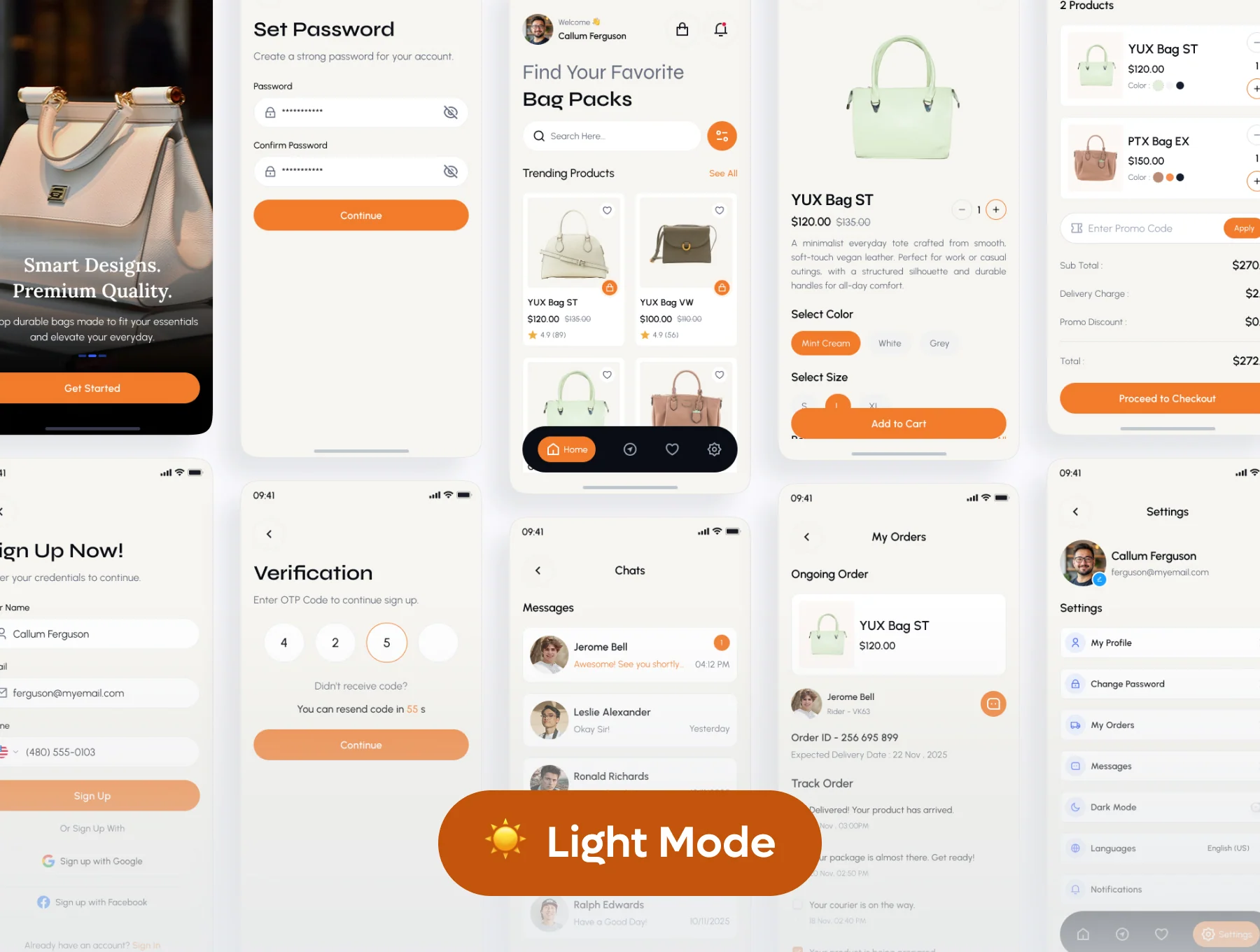 PrimePack - Bag Store App UI Kit 3