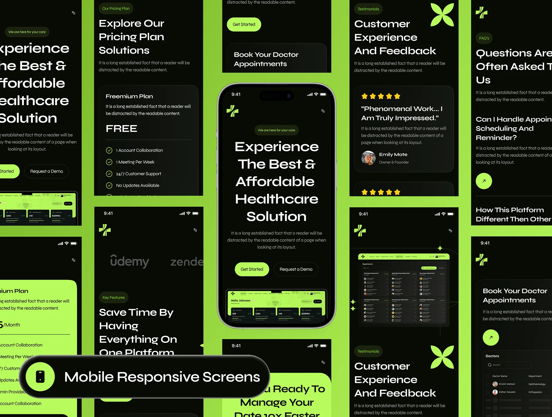 Prinstin - SaaS Medical Website Framer Template 9