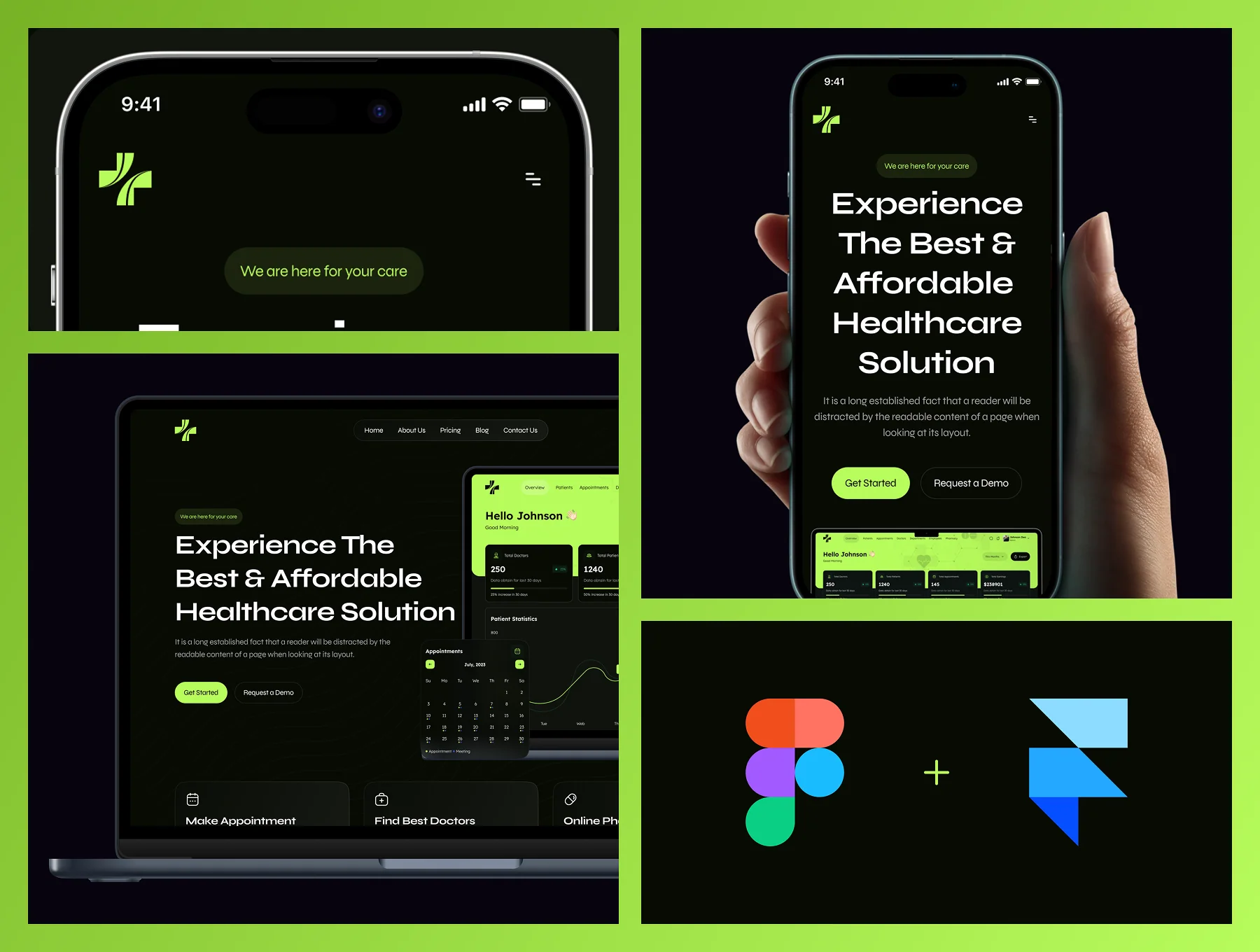 Prinstin - SaaS Medical Website Framer Template 3