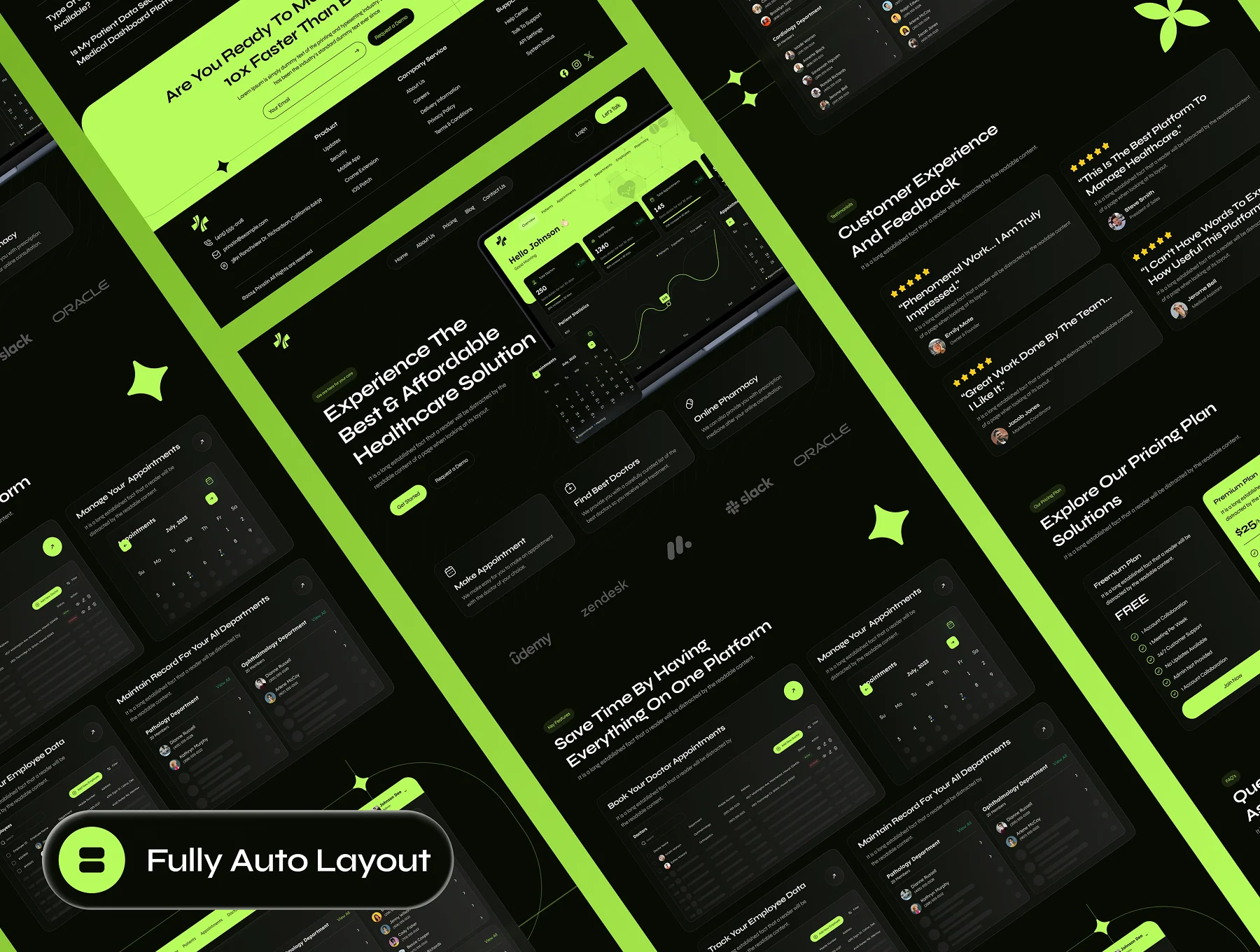 Prinstin - SaaS Medical Website Framer Template 4