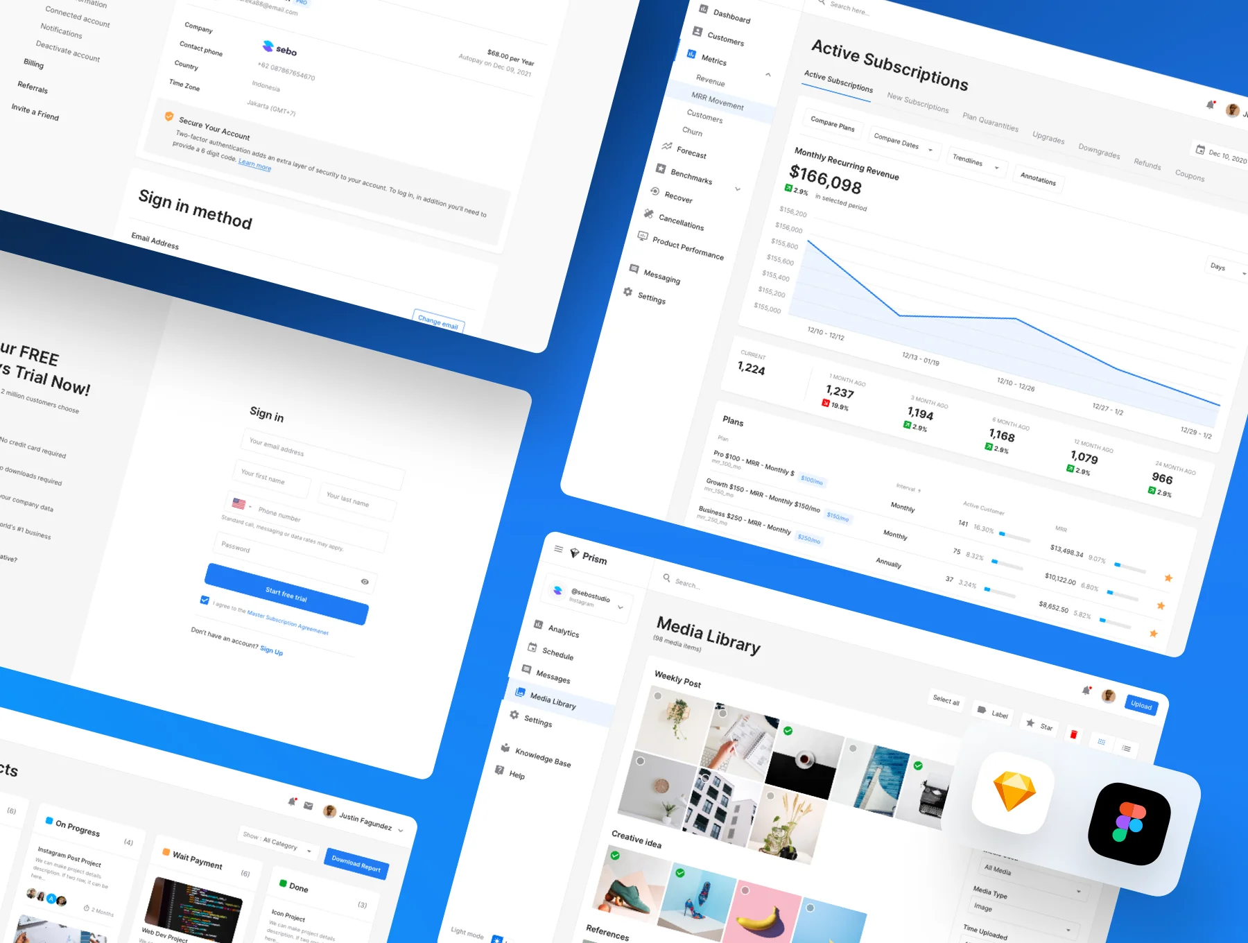 Prism Dashboard UI Kit 2