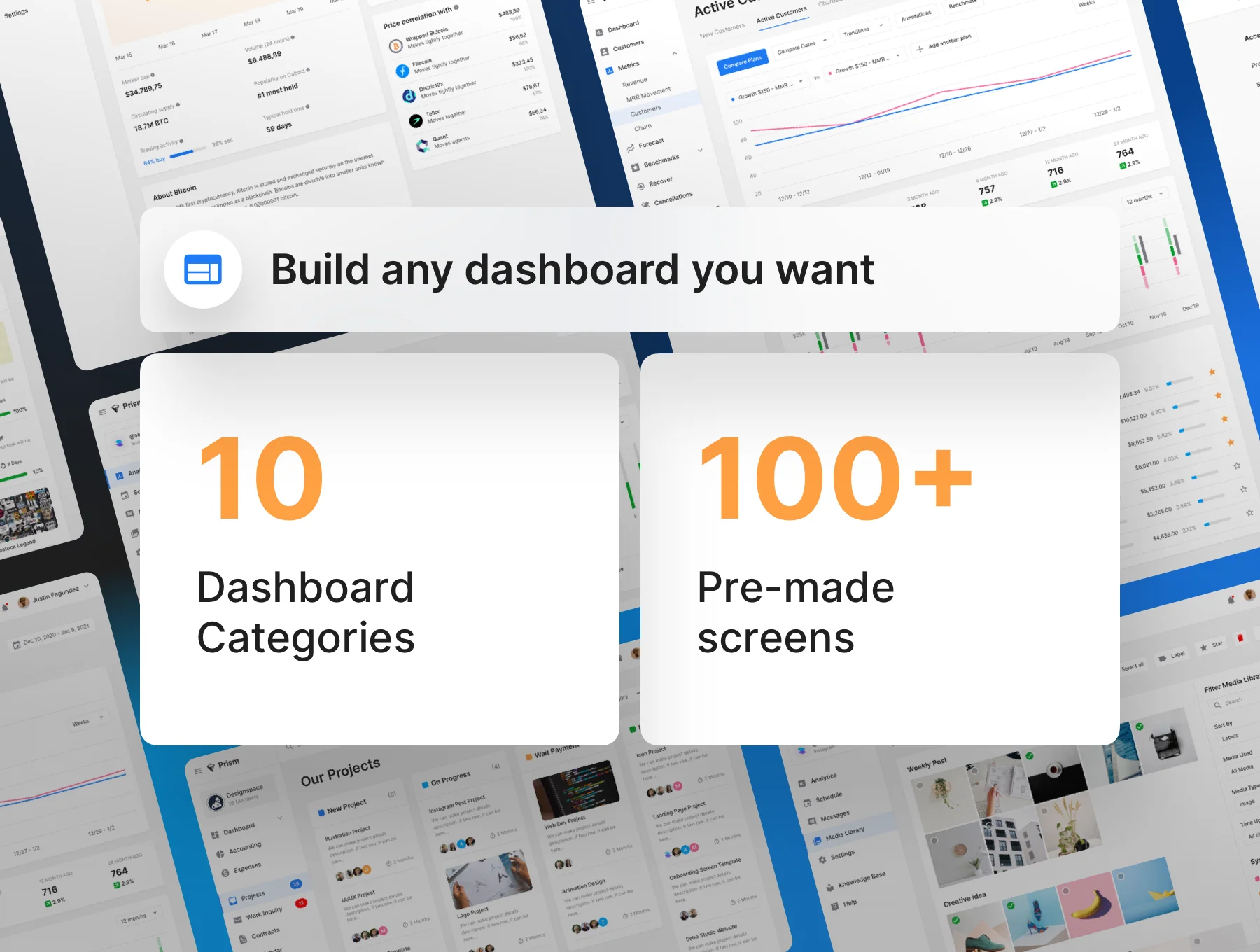 Prism Dashboard UI Kit 4