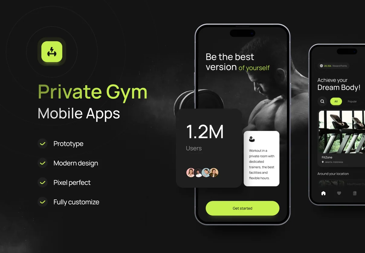 Private Gym Mobile Apps