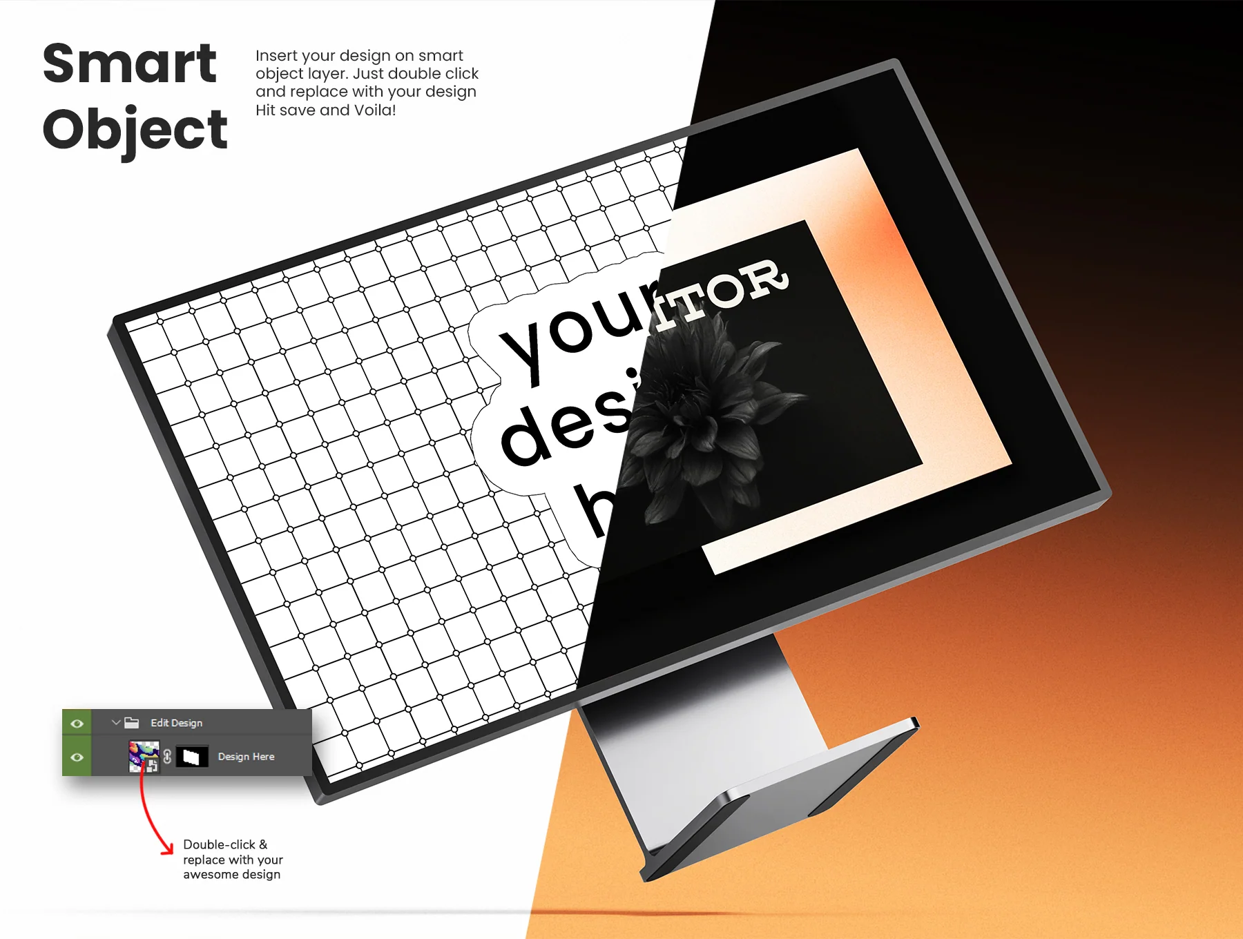 Pro Display XDR Monitor Mockup Set 3