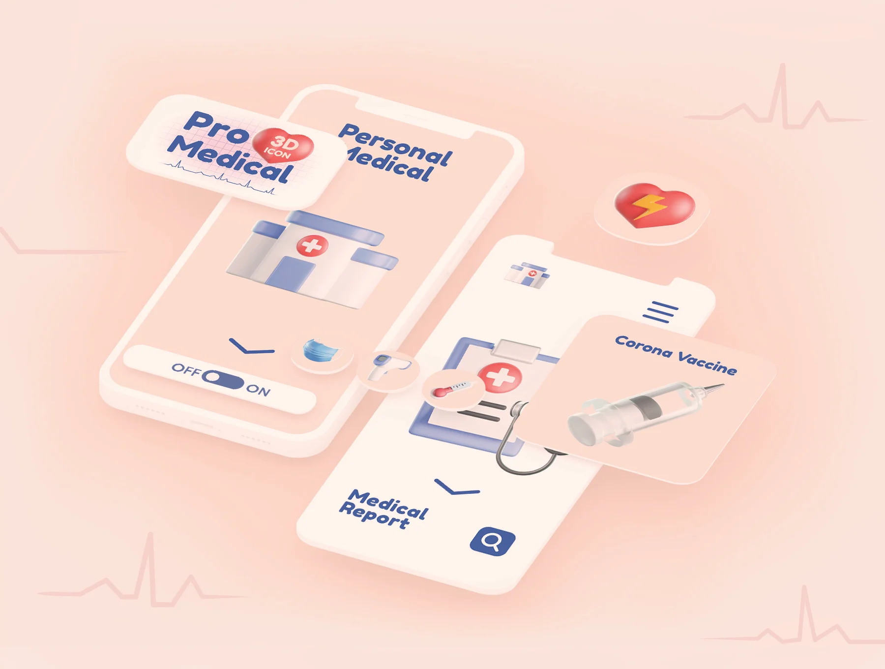 Pro Medical 3D Icons 3