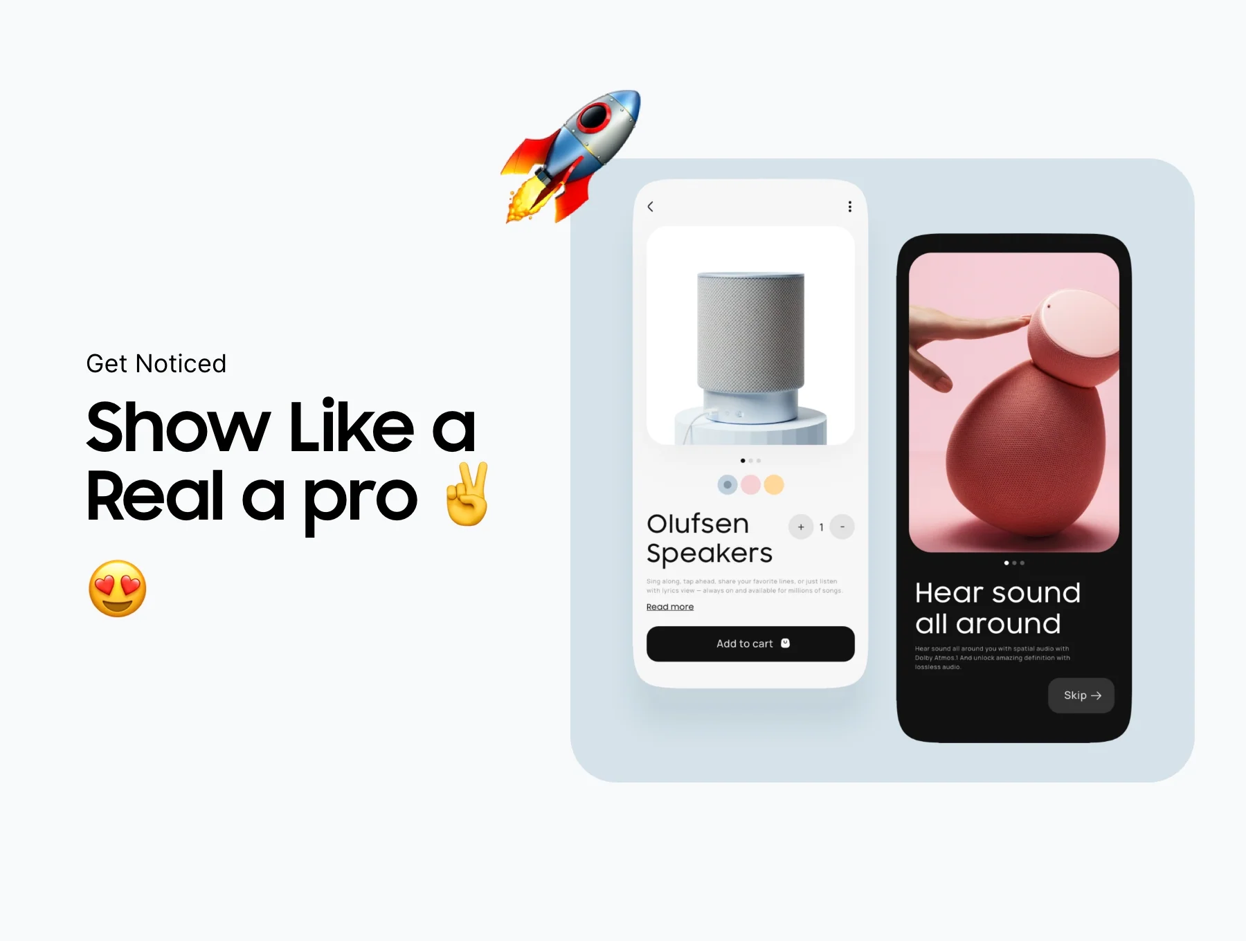 Pro UI Design Mockup Collection 3