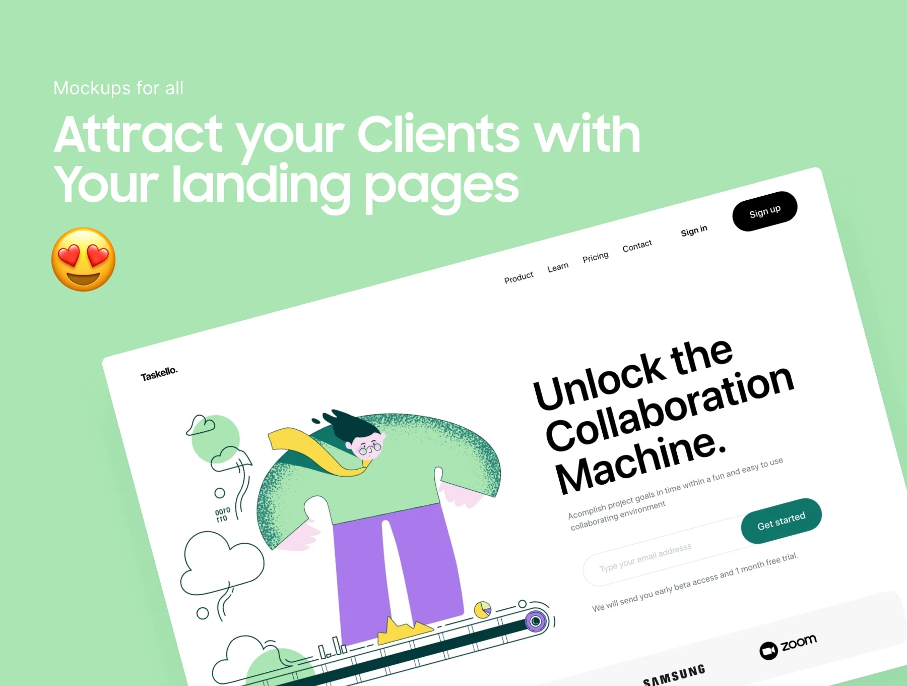 Pro UI Design Mockup Collection 5