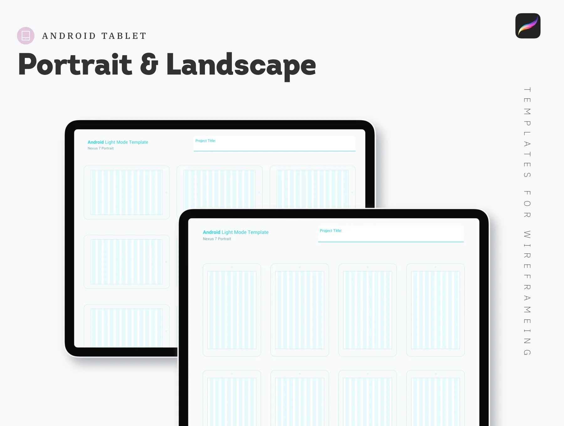Procreate - Android Tablet Templates for Wireframing 2
