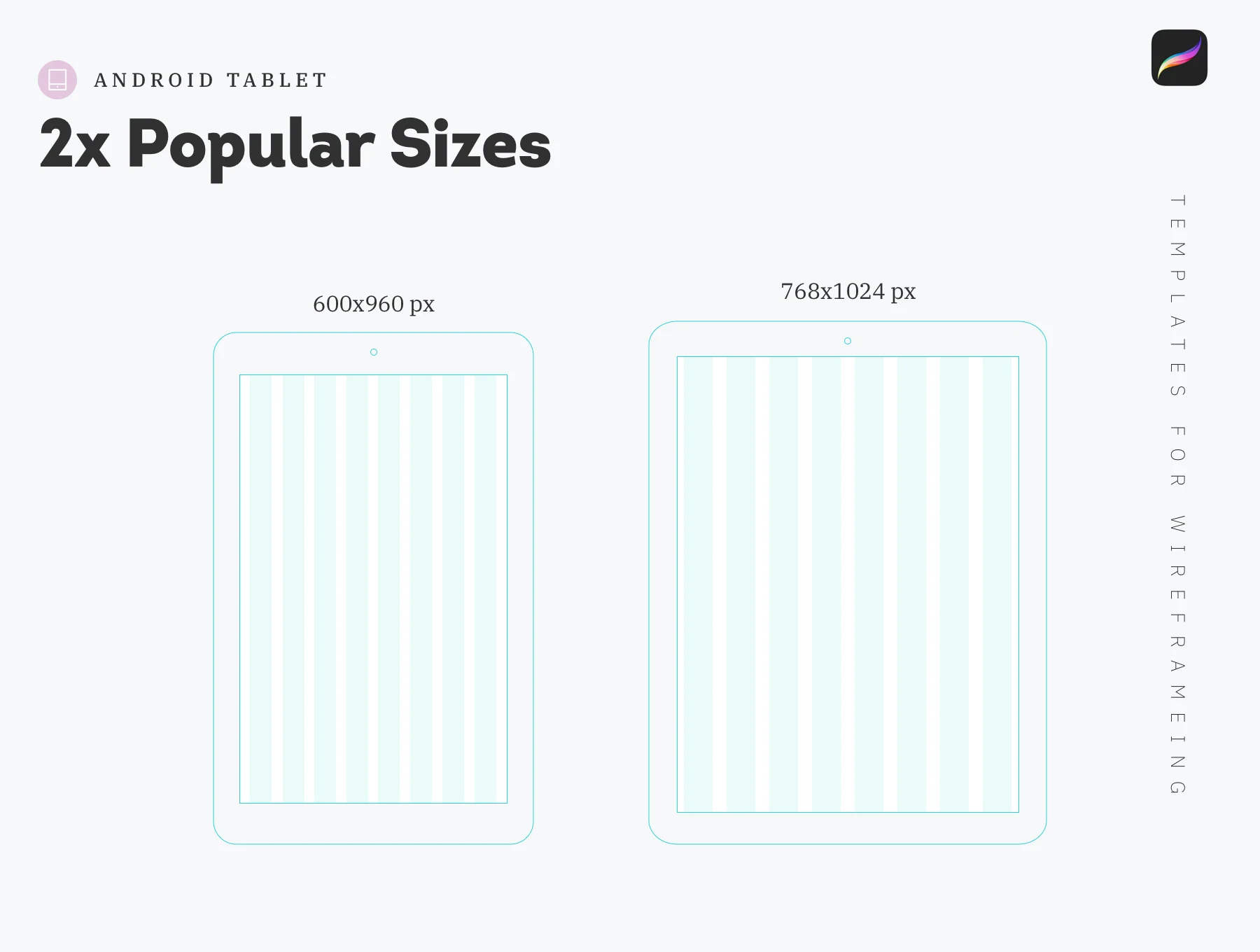 Procreate - Android Tablet Templates for Wireframing 3
