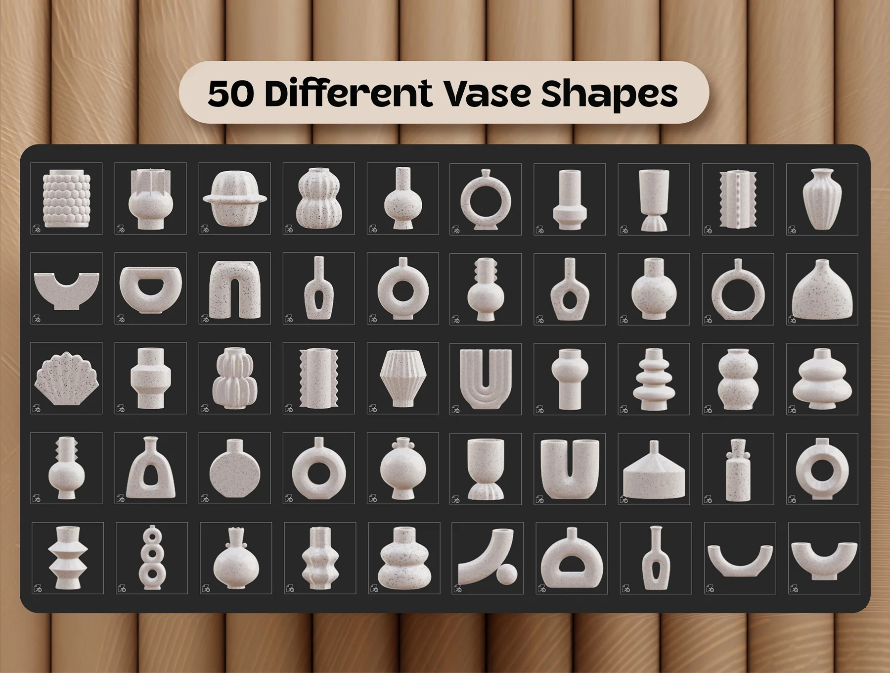 Procreate Ceramic Vases 3D 3