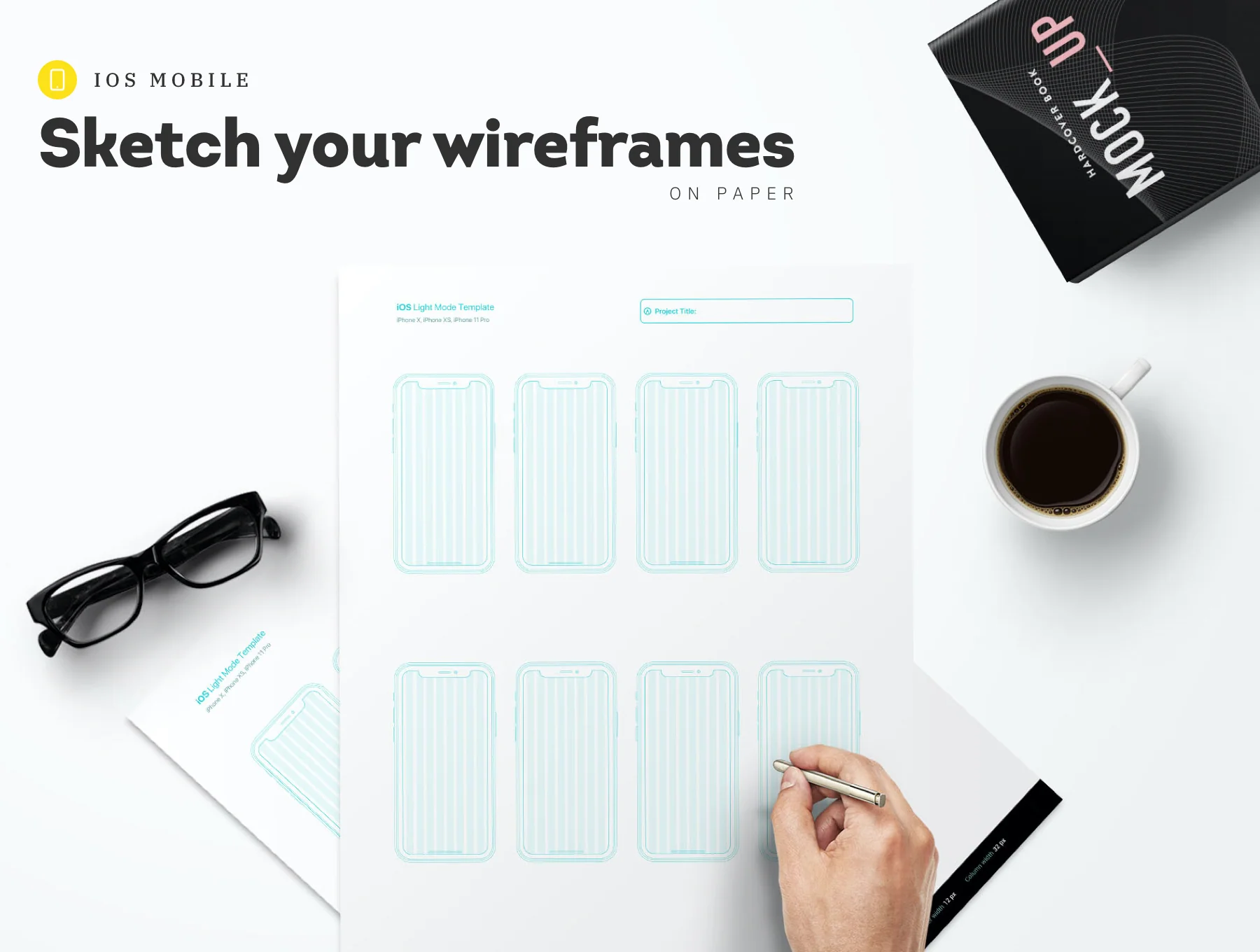 Procreate - iOs Mobile Templates for Wireframing 5
