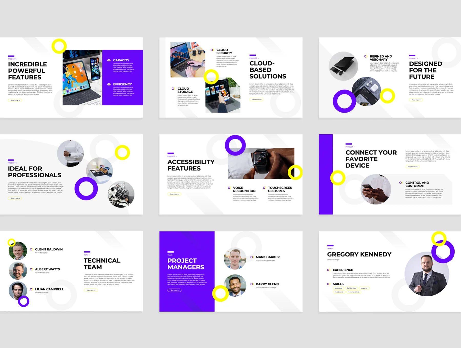 Product Design Presentation Template – Mode 3