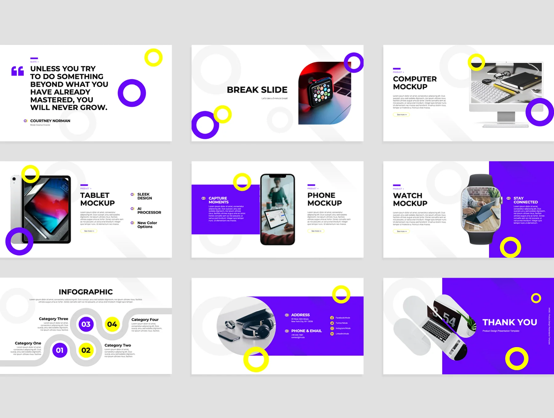 Product Design Presentation Template – Mode 4