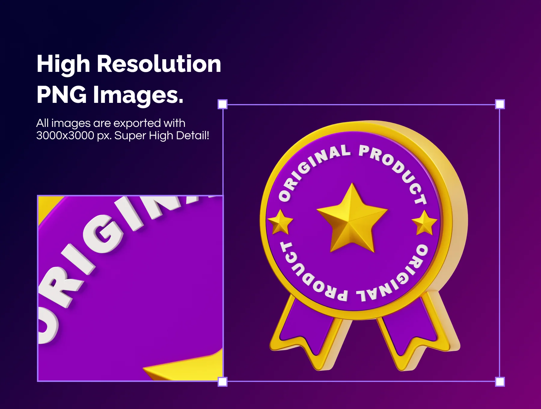 Product Features Badge 3D Icon 3