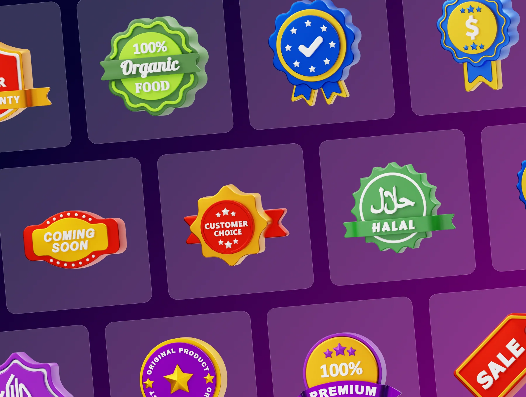 Product Features Badge 3D Icon 5