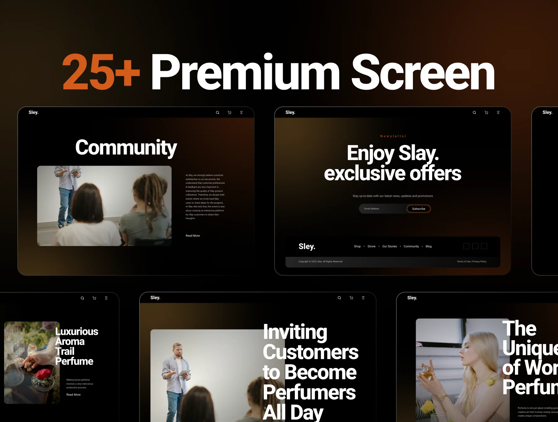 Product Website UI Kit 3
